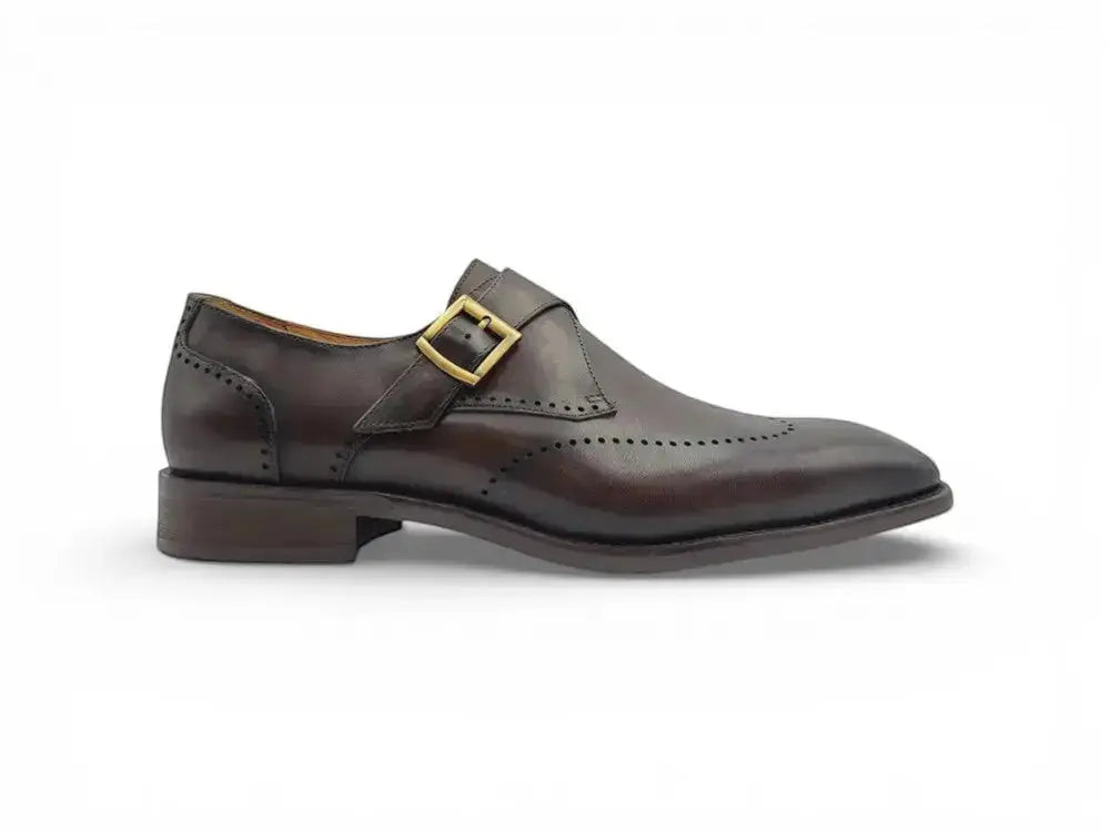 Carrucci Shoes Single Classic Monk Loafer Calfskin KS509 42T KS509 42 view 13