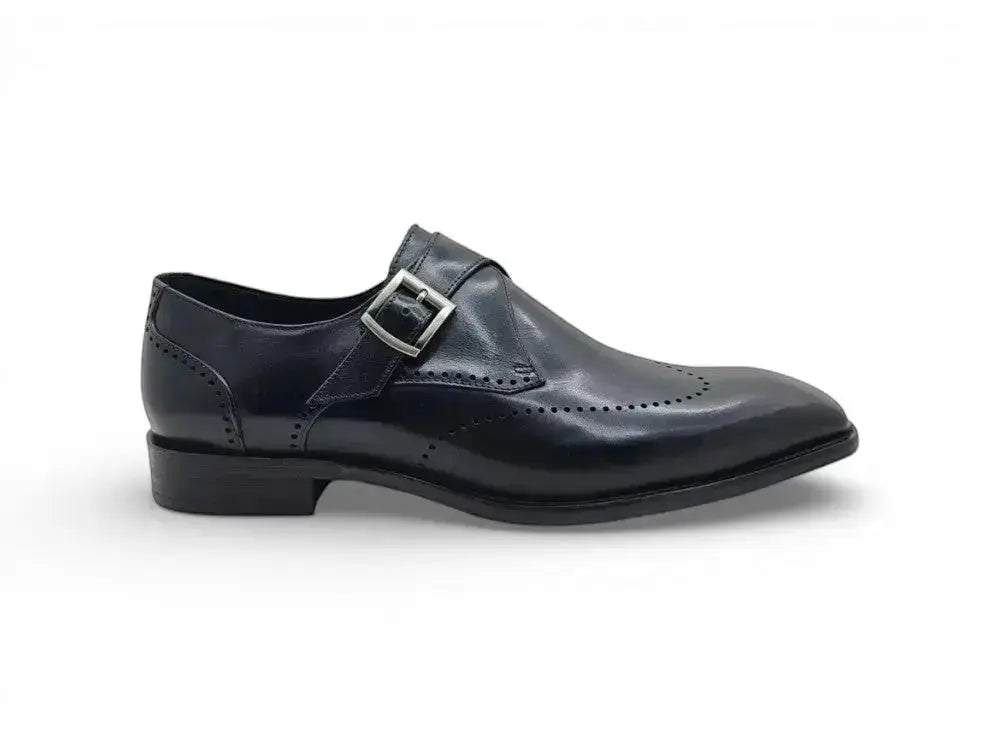 Carrucci Shoes Single Classic Monk Loafer Calfskin KS509 42T KS509 42 view 15