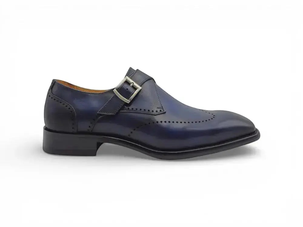 Carrucci Shoes Single Classic Monk Loafer Calfskin KS509 42T KS509 42 view 18
