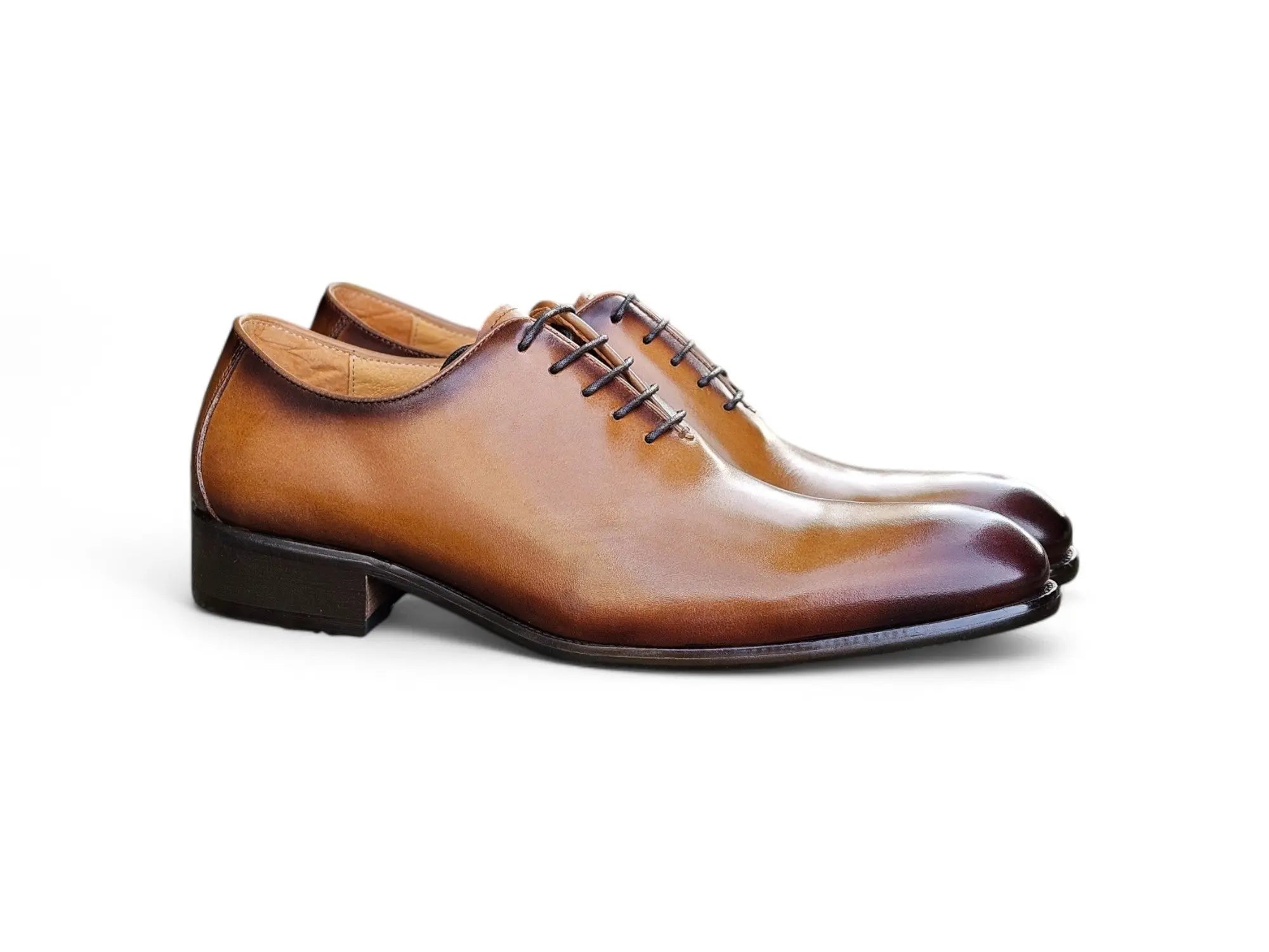 Carrucci Shoes Calfskin Whole Cut Lace Up Oxford Leather KS505 12 view 7