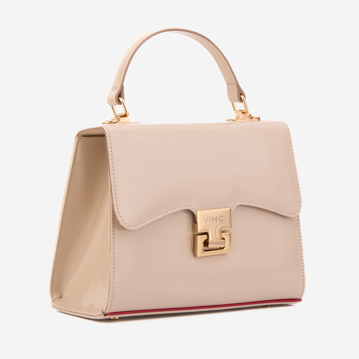 Vinci Leather The Ege Beige Leather Handbag – product view 2