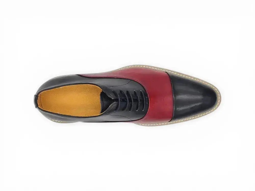 Carrucci Shoes Cap Toe Brogue Oxford Men’s Classic KS552 03T detail view