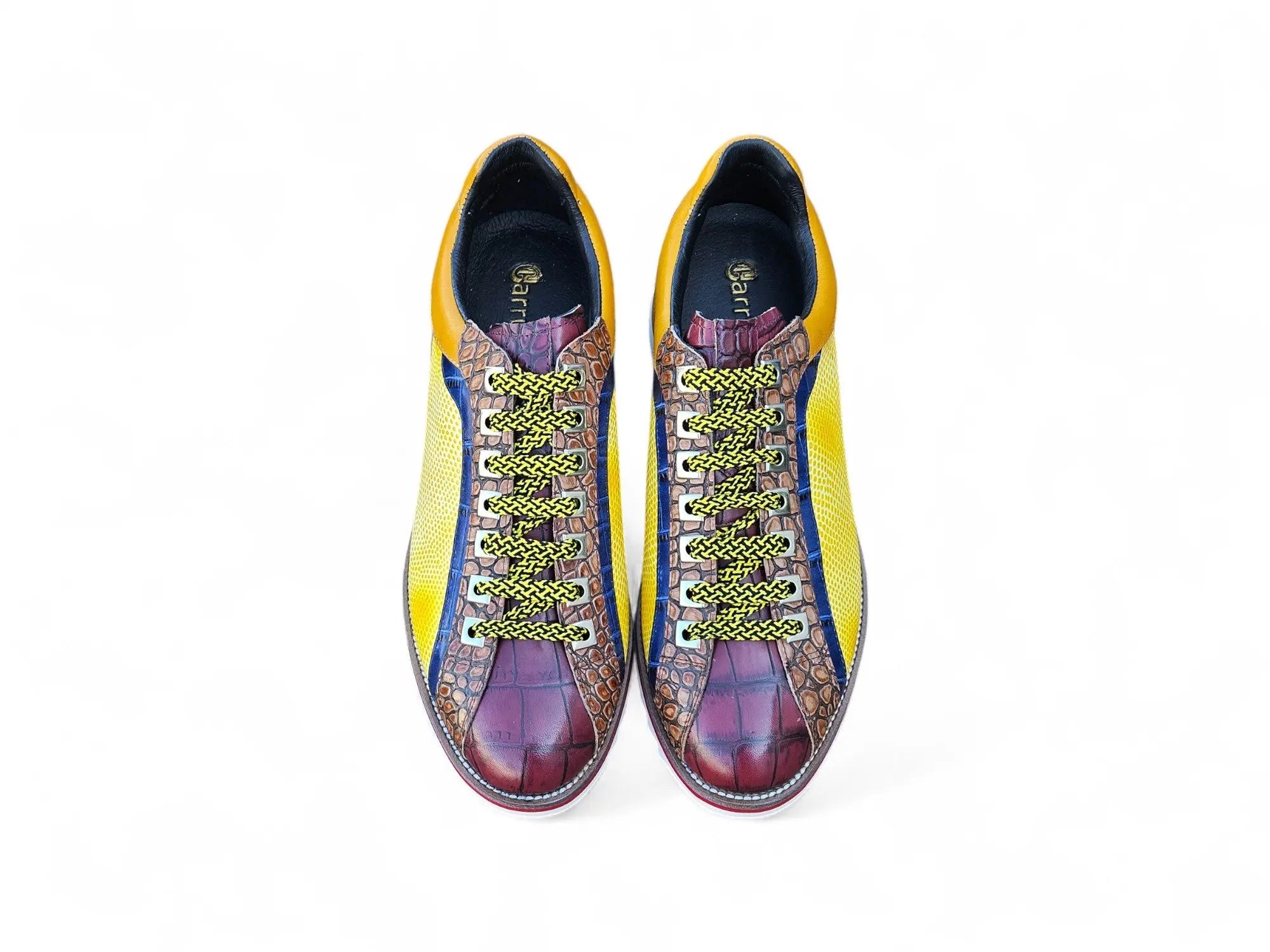 Carrucci Shoes Apex Explorer Men's Leather Sneaker Ks553 01t side view