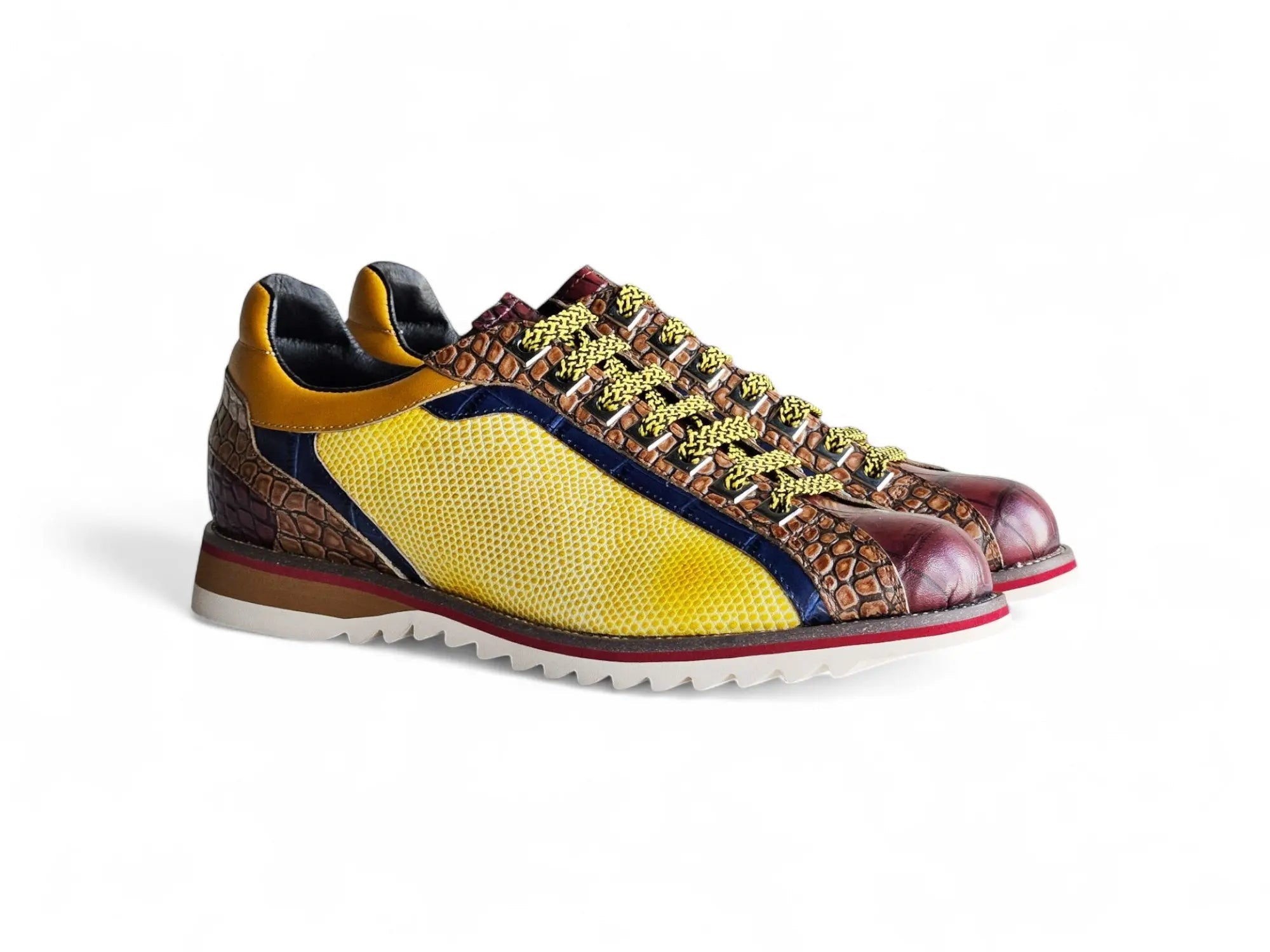 Carrucci Shoes Apex Explorer Men's Leather Sneaker Ks553 01t front view