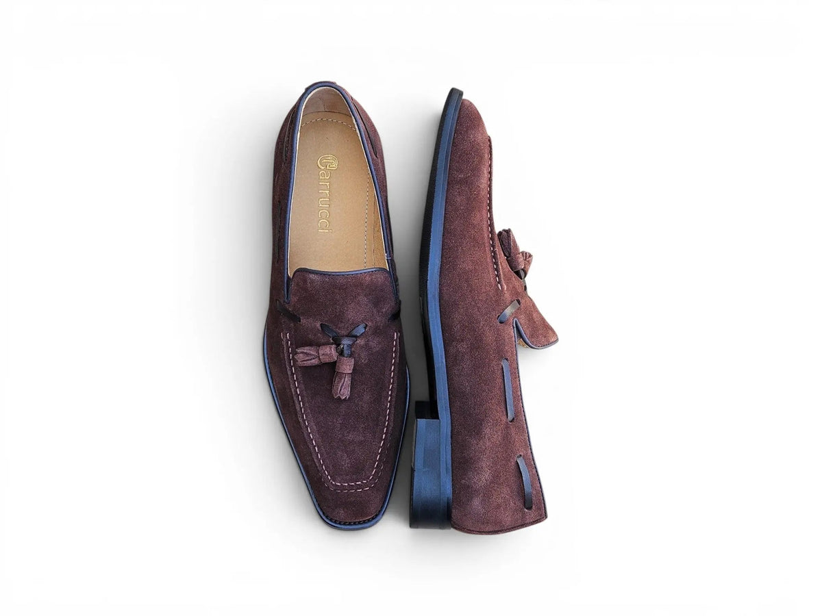 Carrucci Savoy Suede Tassel Loafer – product view 6