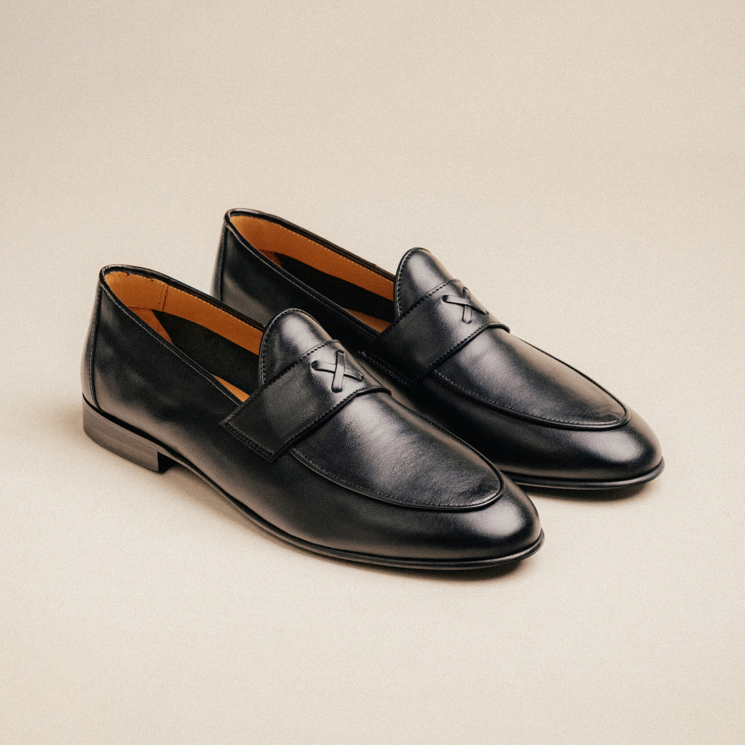 Del Toro Shoes Men's Black Leather Centesimo – product view 3
