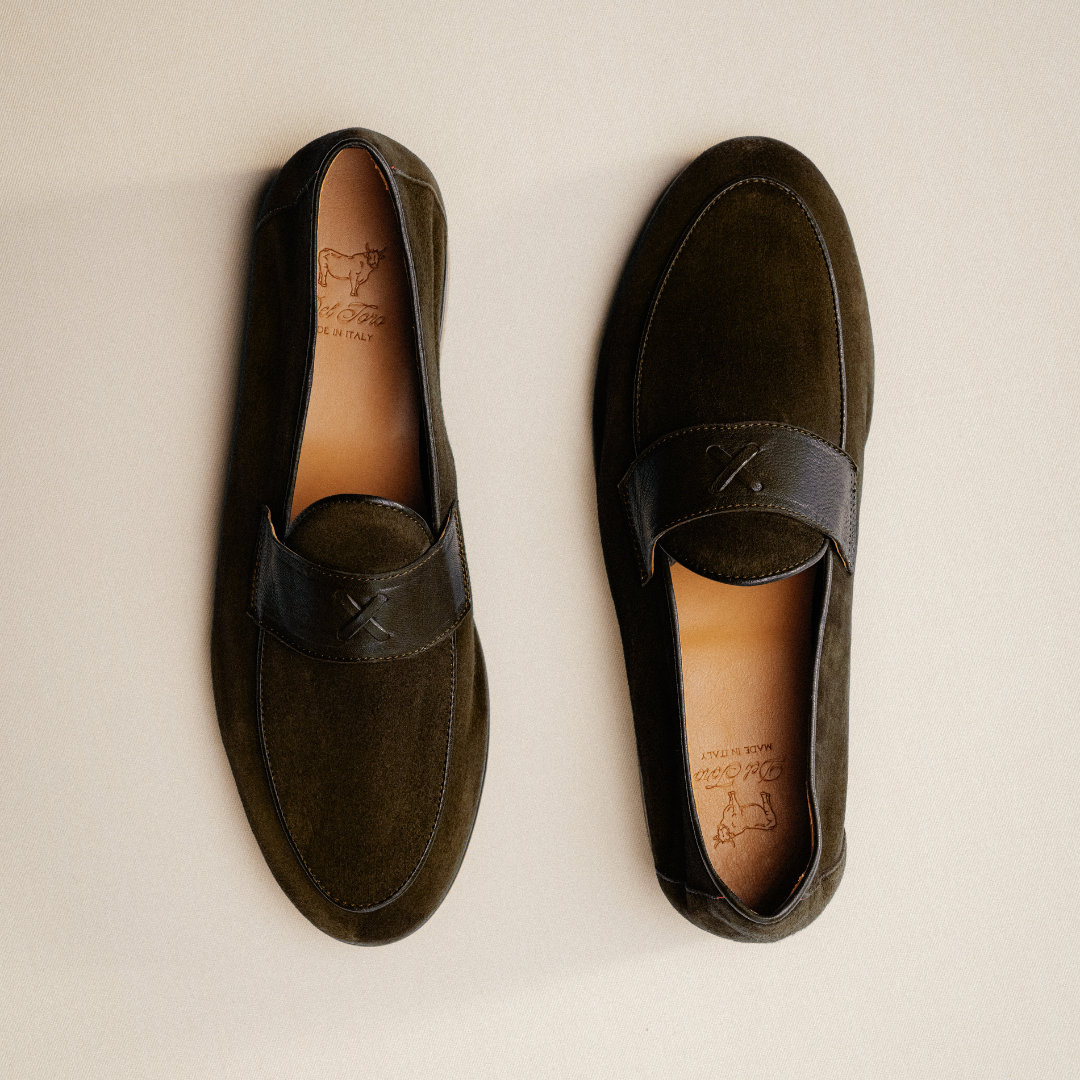 Del Toro Shoes Men's Chocolate Suede Centesimo – product view 5