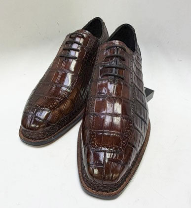 Maurice Chancellor Alligator Oxford - Brown – product view 1