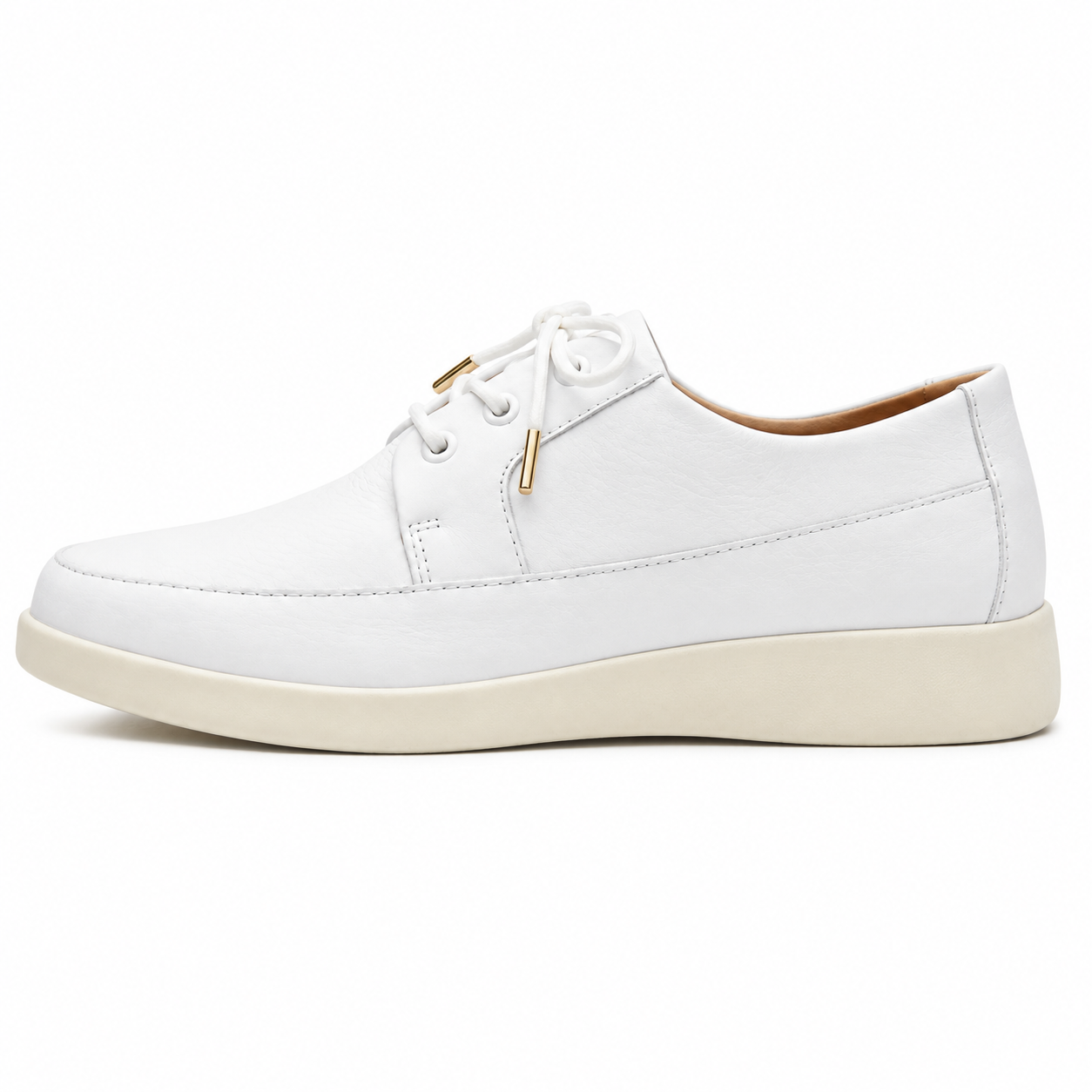 Johnny Famous Park West Men's White Nappa Leather Low-Top Sneakers | Retro Bally-Inspired