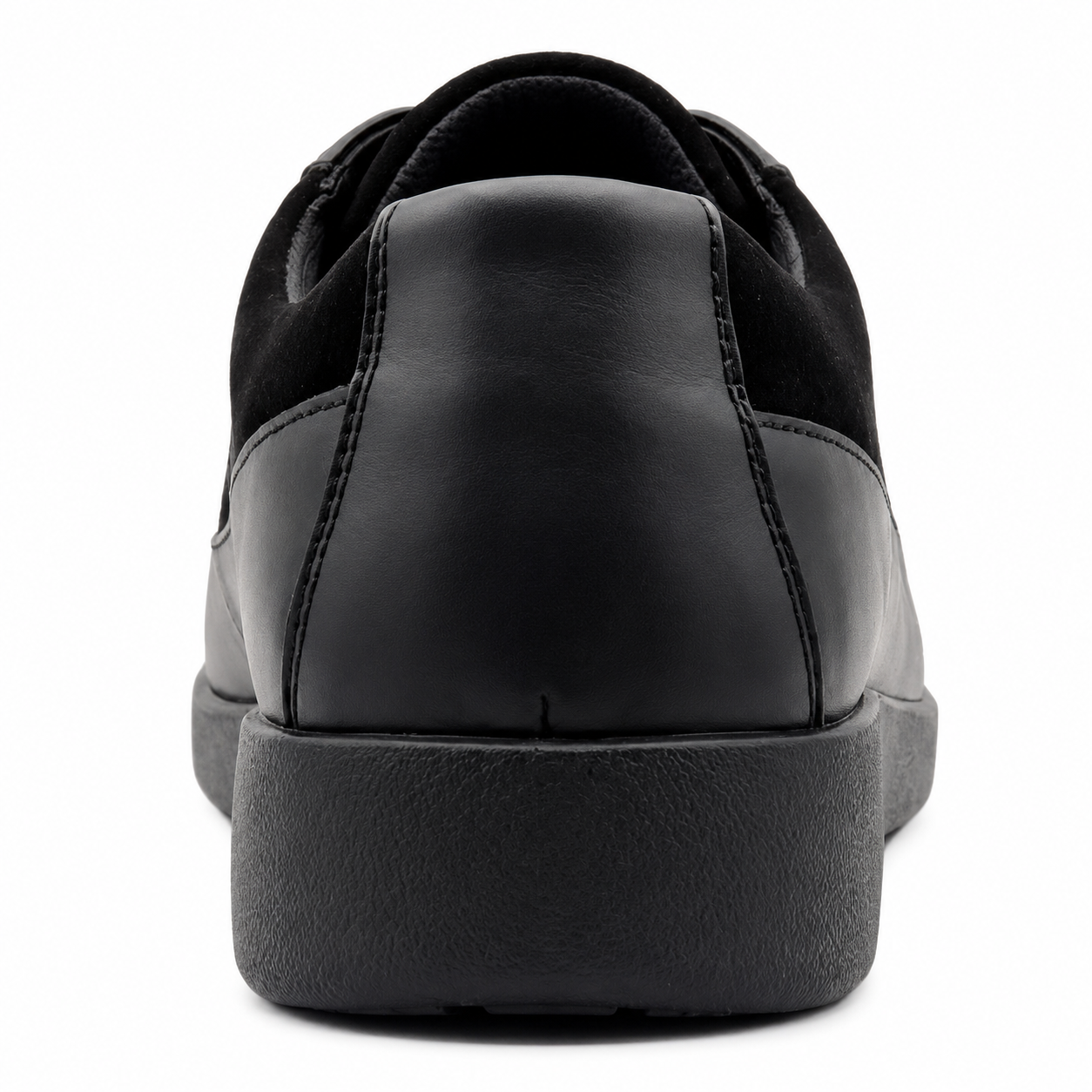 Johnny Famous Bally Style Park West Men's Black Leather and Suede Low Top Sneakers