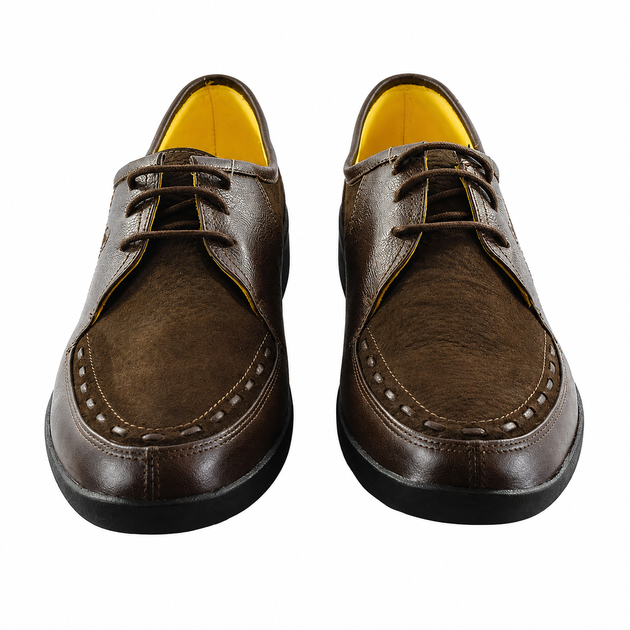 Johnny Famous Bally Style Delancey Men’s Cafe Brown Leather Low Top Sneakers