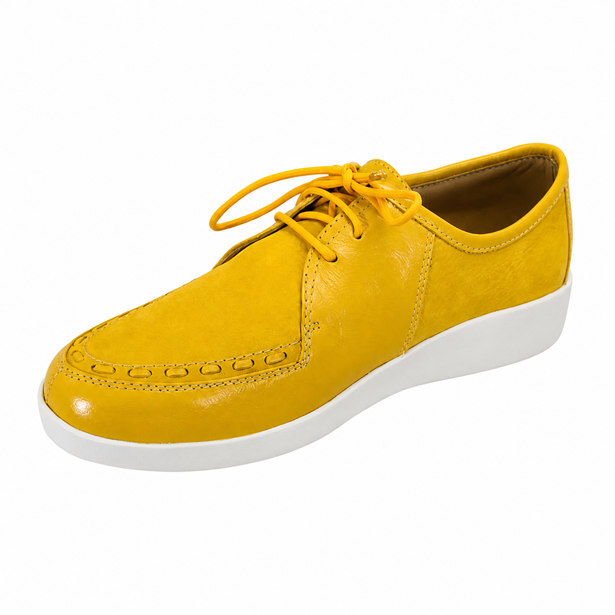 Johnny Famous Bally Style Midtown ODB x Wu Tang Limited Edition Men’s Low Tops Yellow Leather