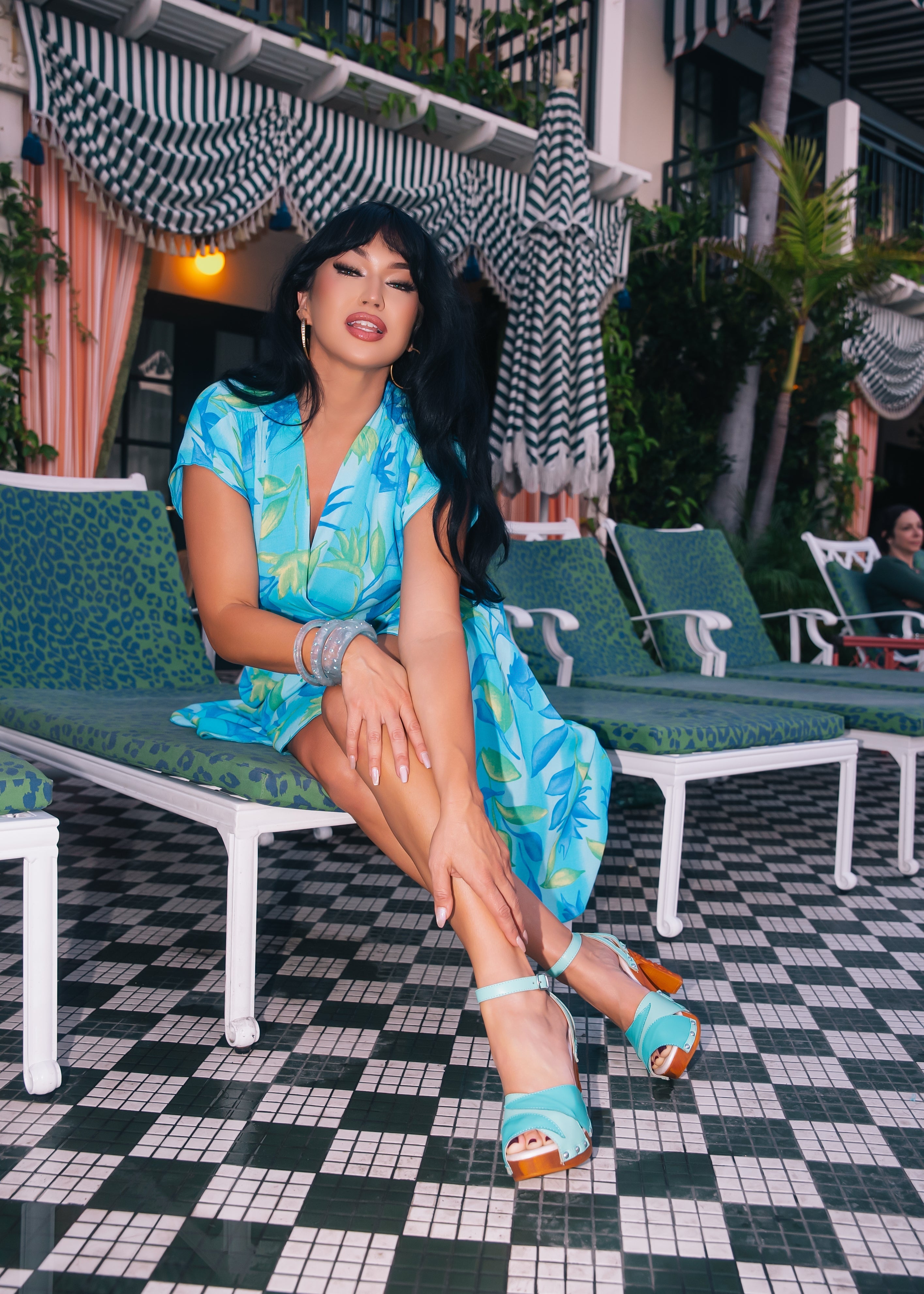 Lucky Lou Shoes Women's the Cherry Blossom in Holiday side view