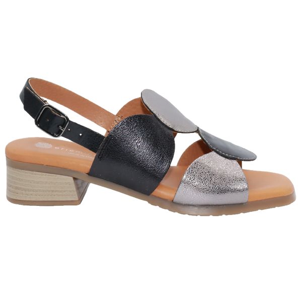 Eric Michael Circa Geometric Block Heel Sandal