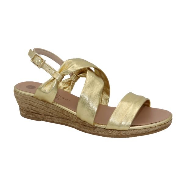 Eric Michael Coco Strappy Wedge Sandal