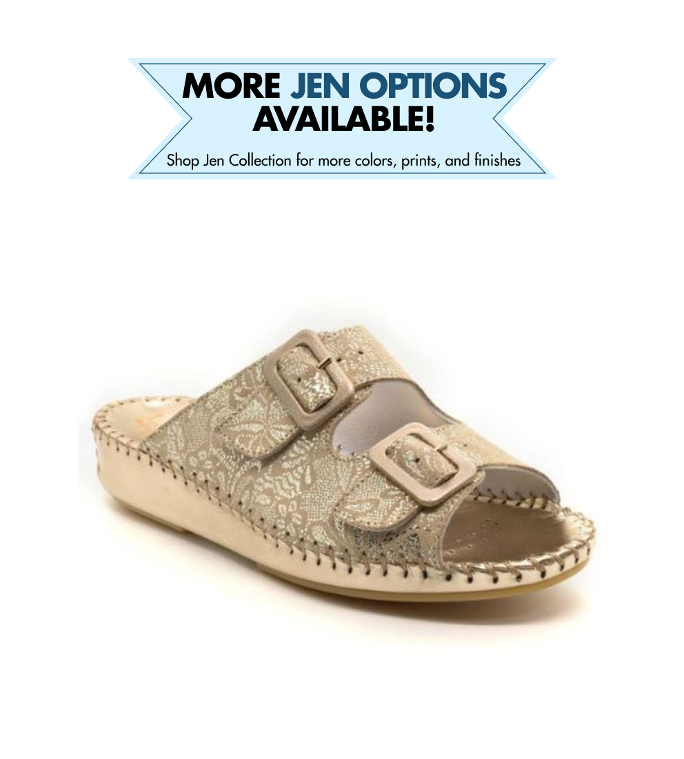 Jen Women’s Leather Comfort Slide Sandal