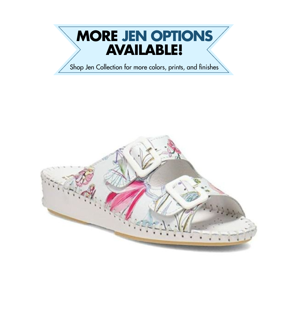 Jen Women’s Leather Comfort Slide Sandal