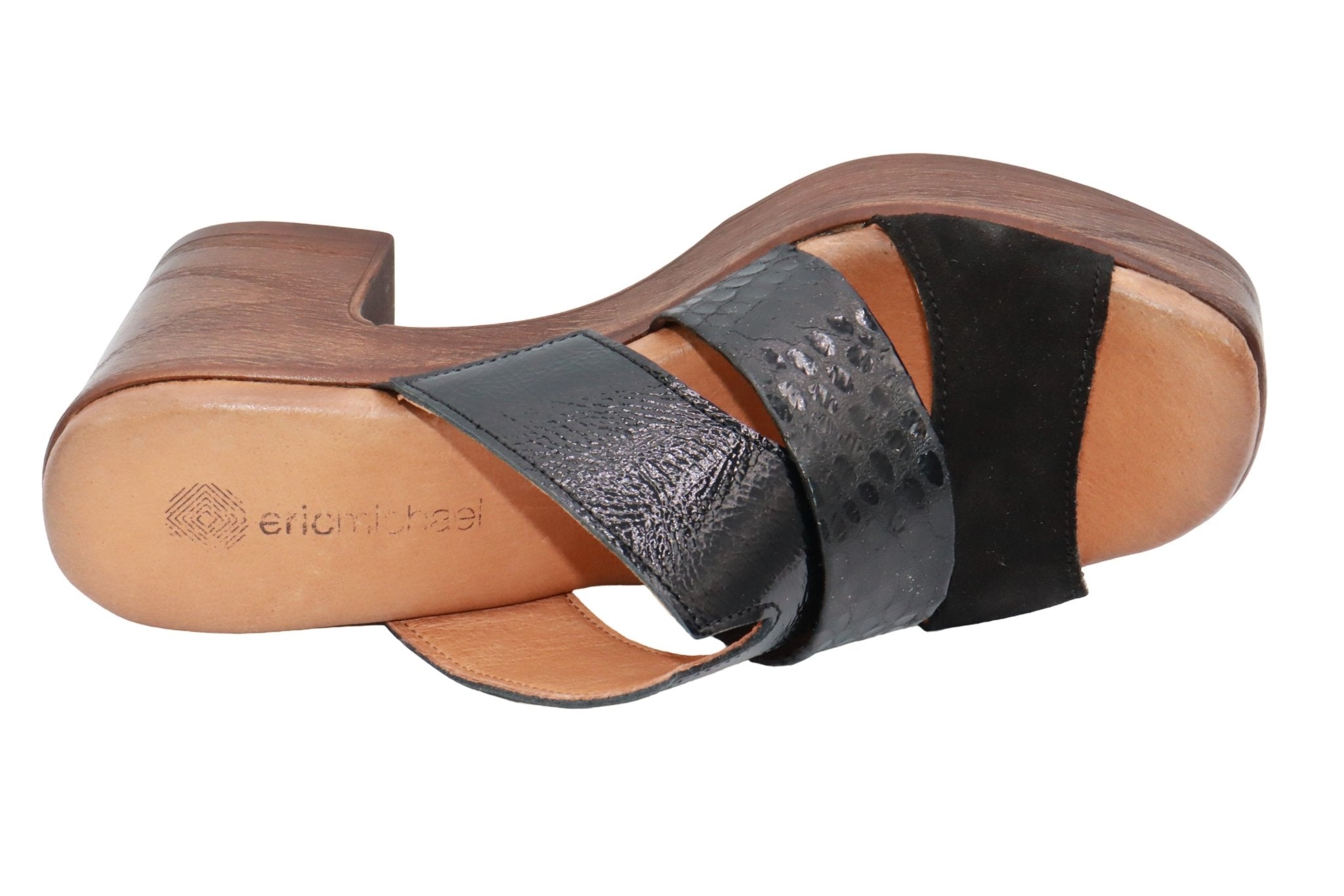 Eric Michael Connie Multi Tone Block Heel Sandal