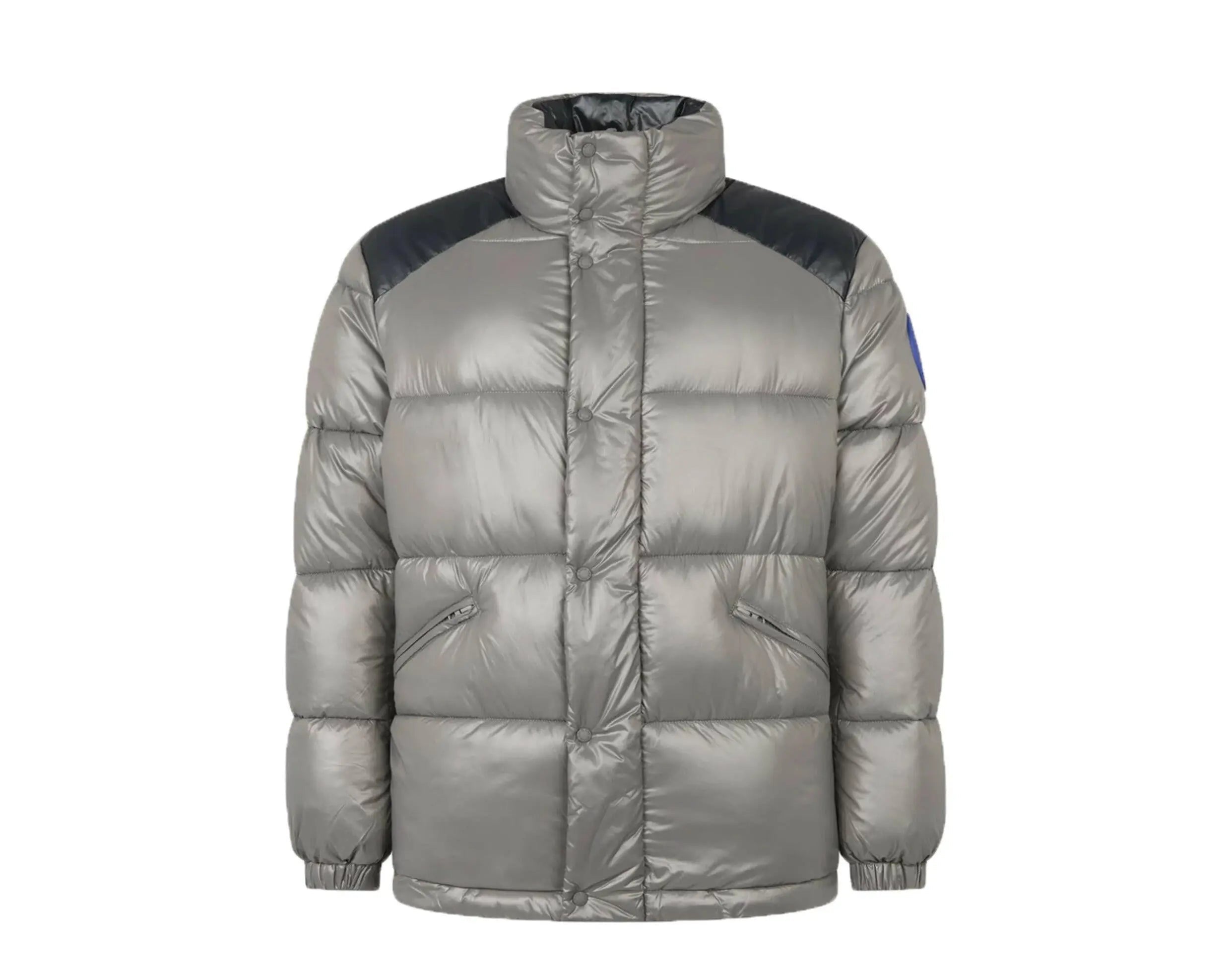 Save The Duck Luck Glossy Puffer Men Jacket Mid Grey