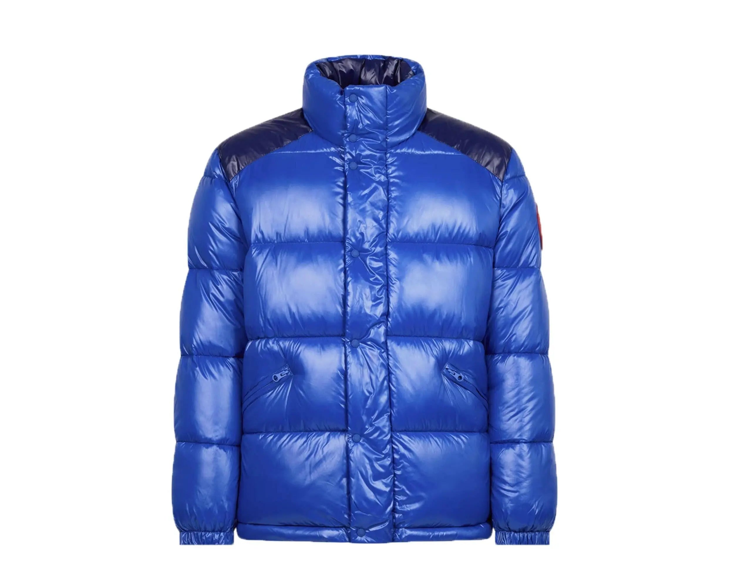 Save The Duck Luck Glossy Puffer Men Jacket Twilight Blue