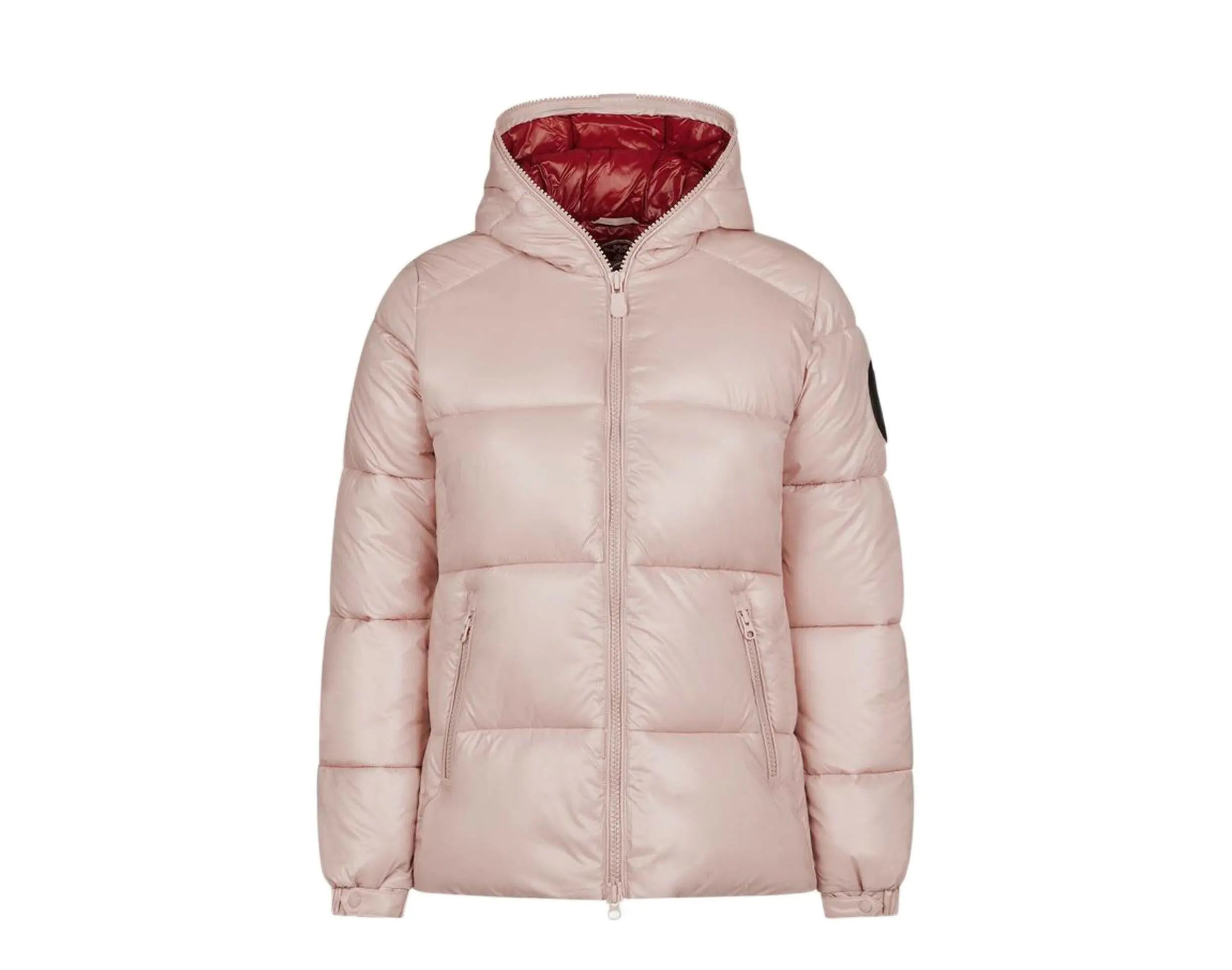 Save The Duck Luck Hooded Puffer Women's Jacket — Blush Pink
