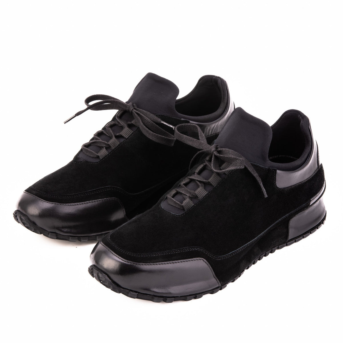 Vinci Leather The Hudson Black Suede Men Sneaker – product view 6
