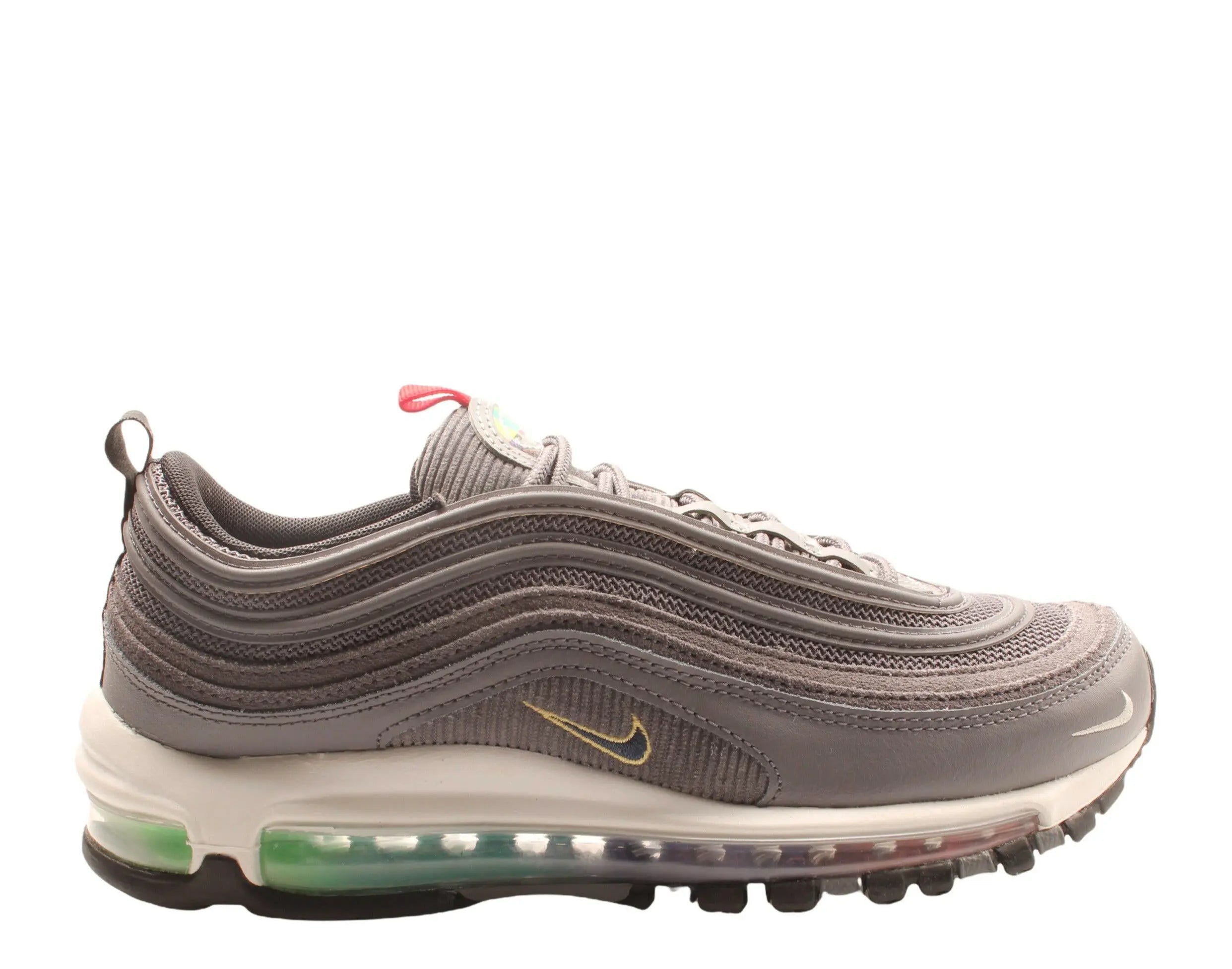Nike Air Max 97 SE Men Running Sneakers Light Graphite/Black/Persian Violet/Obsidian