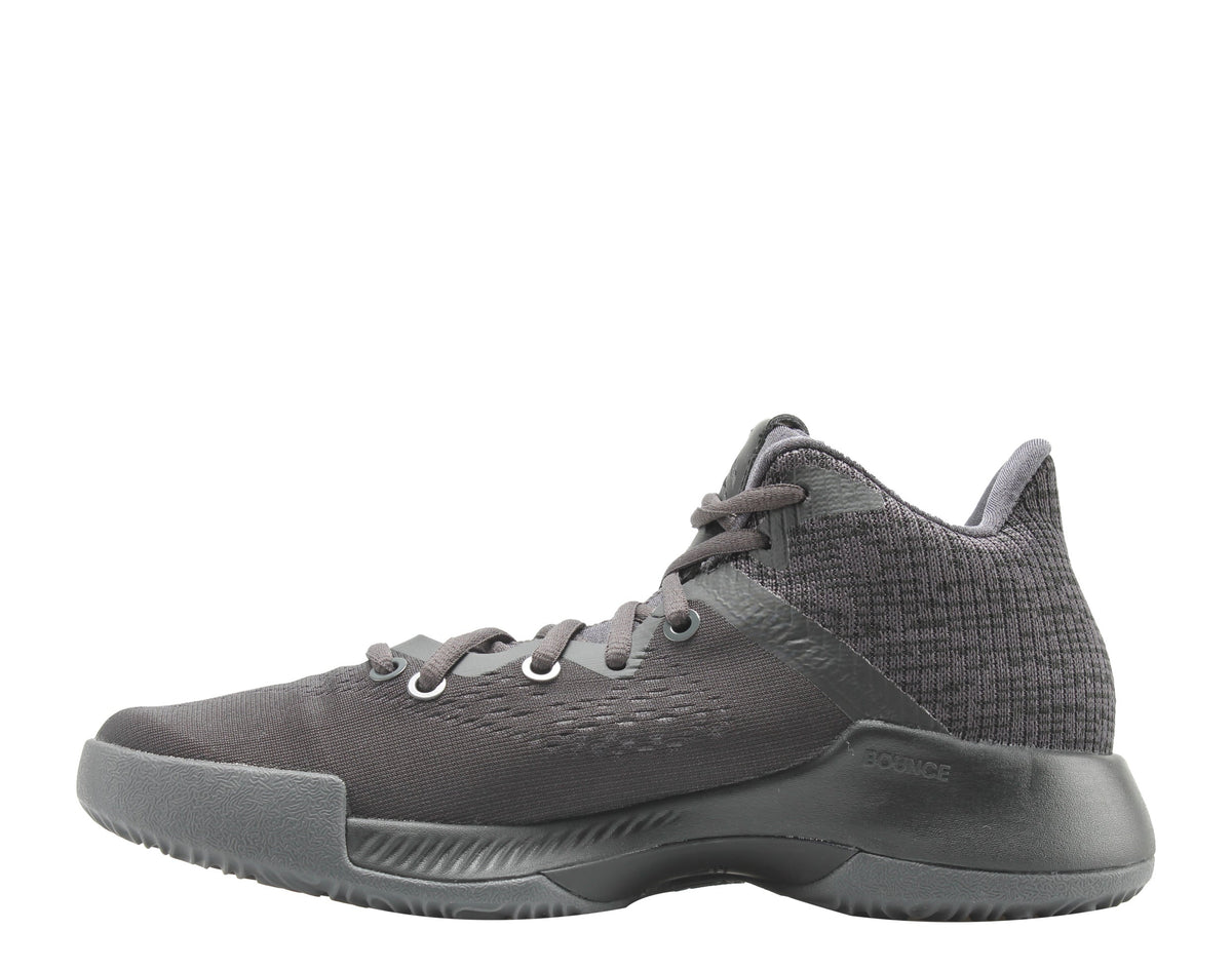 adidas Mad Bounce Kids' Sneakers — Black/Grey – product view 3