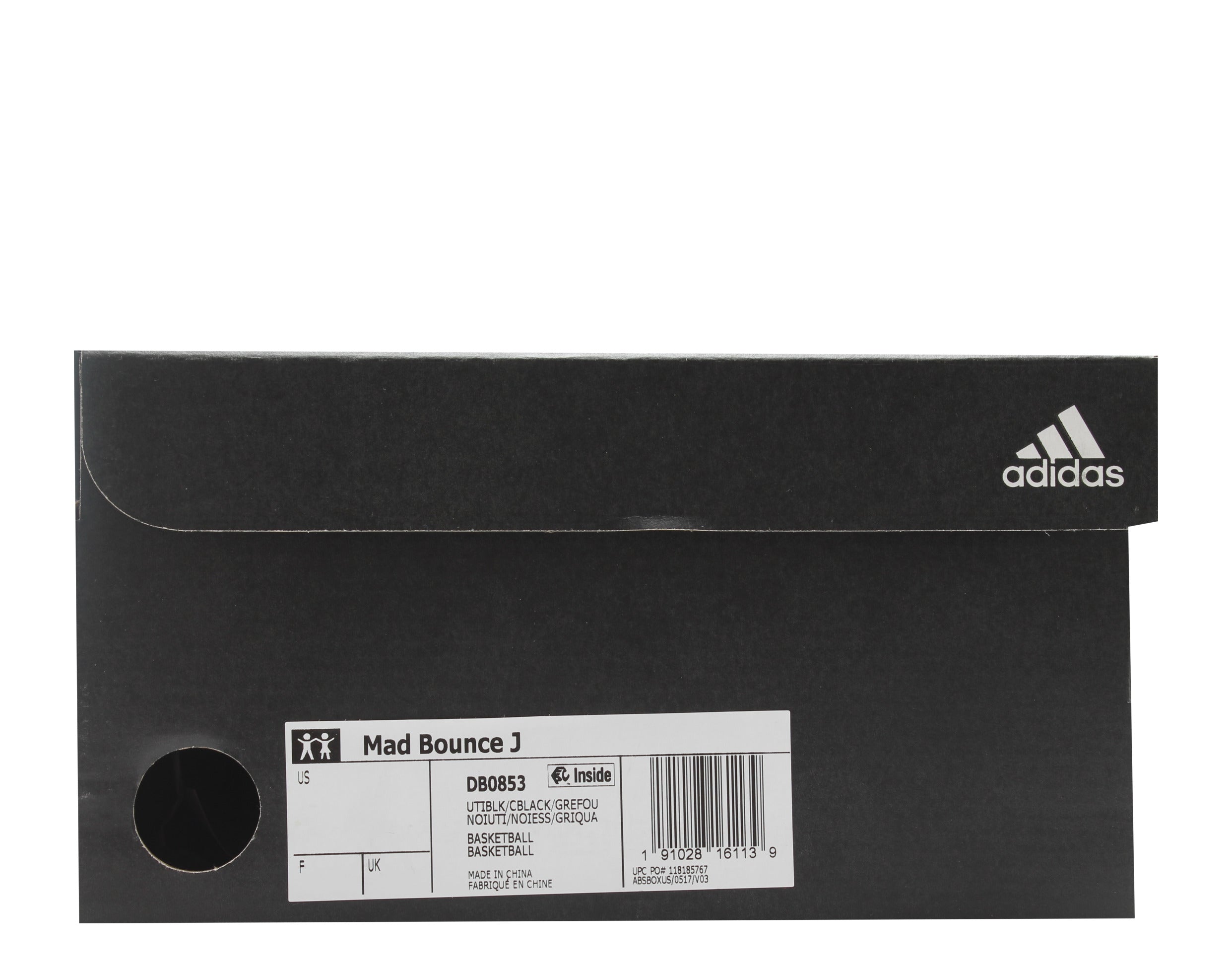 adidas Mad Bounce Kids' Sneakers — Black/Grey