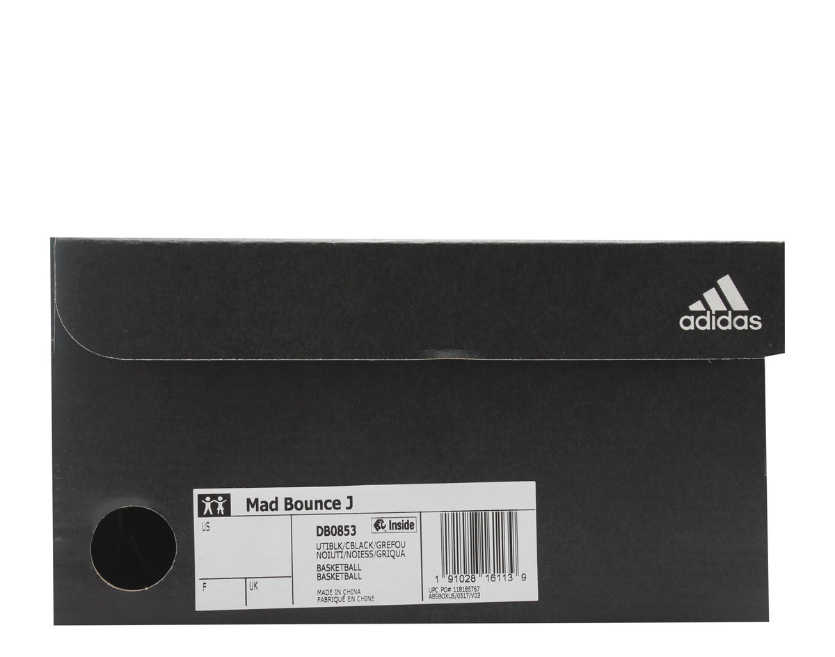 adidas Mad Bounce Kids' Sneakers — Black/Grey – product view 7