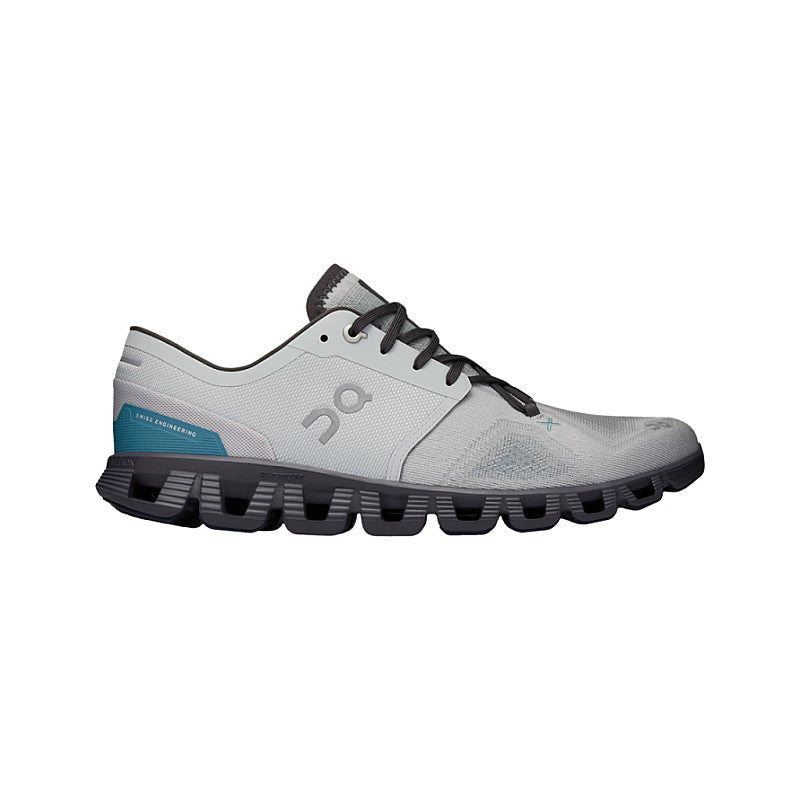 On Cloud X 3 Men's Training Shoes — Glacier/Iron