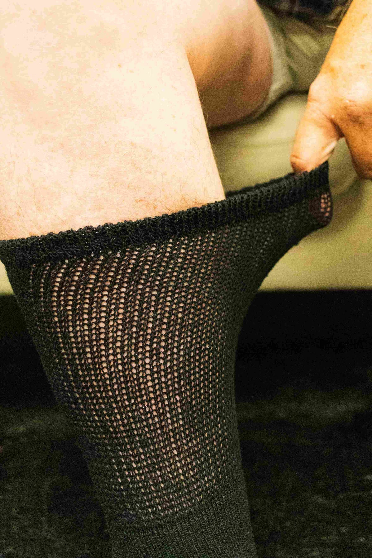 Men's Ultra-Soft Upper Calf Diabetic Socks (4 Pair) β product view 7