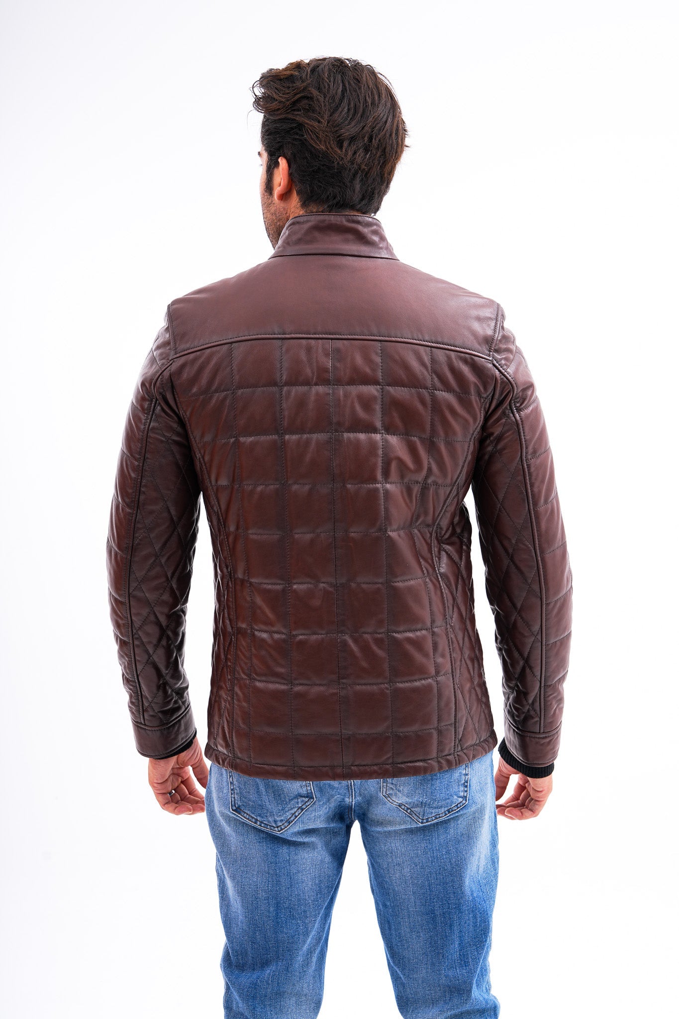 The Modena Quilted Leather Men Jacket