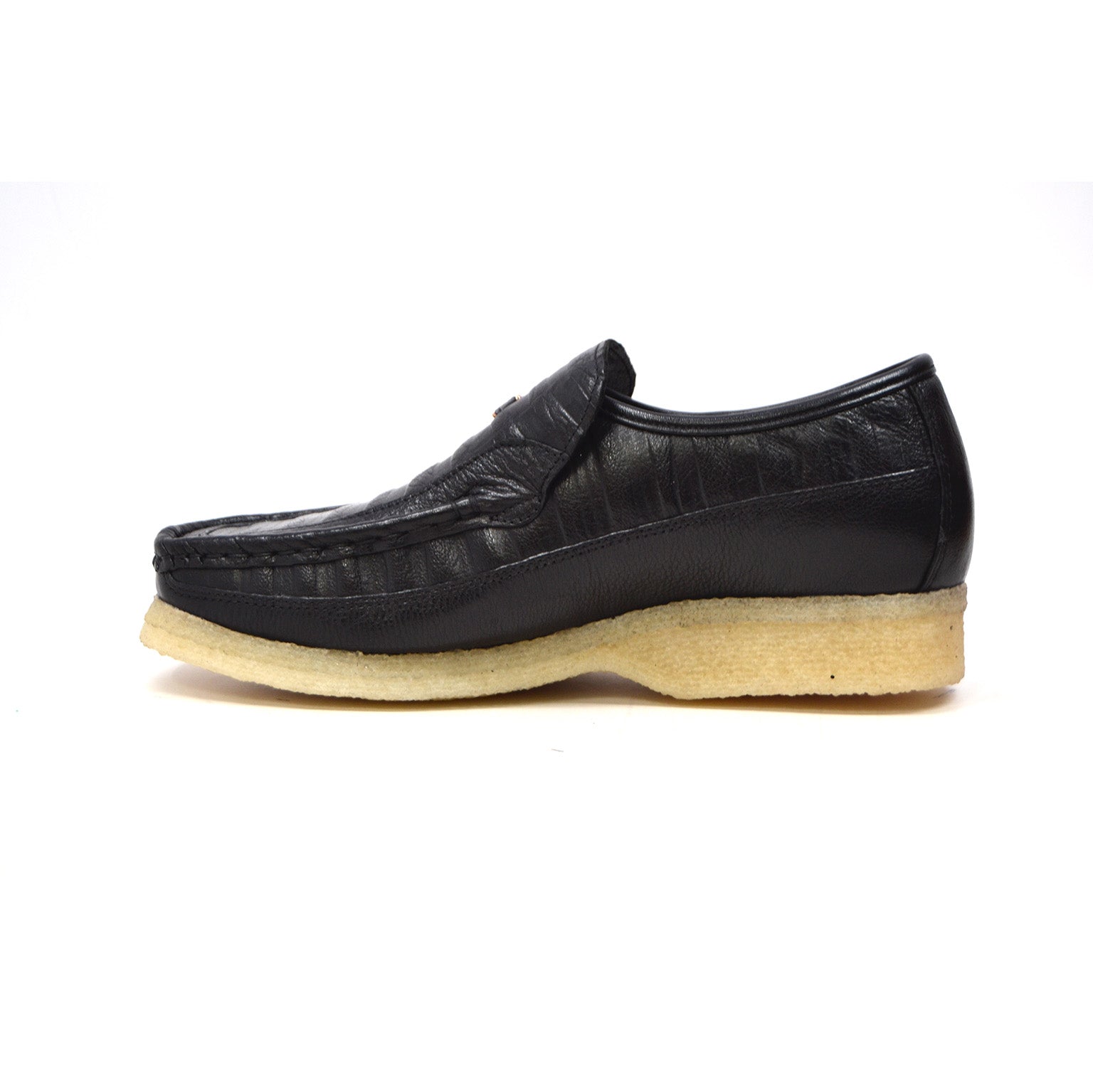 British Walkers Brick Men's Brown Premium Imported Leather Slip On Shoes view 11