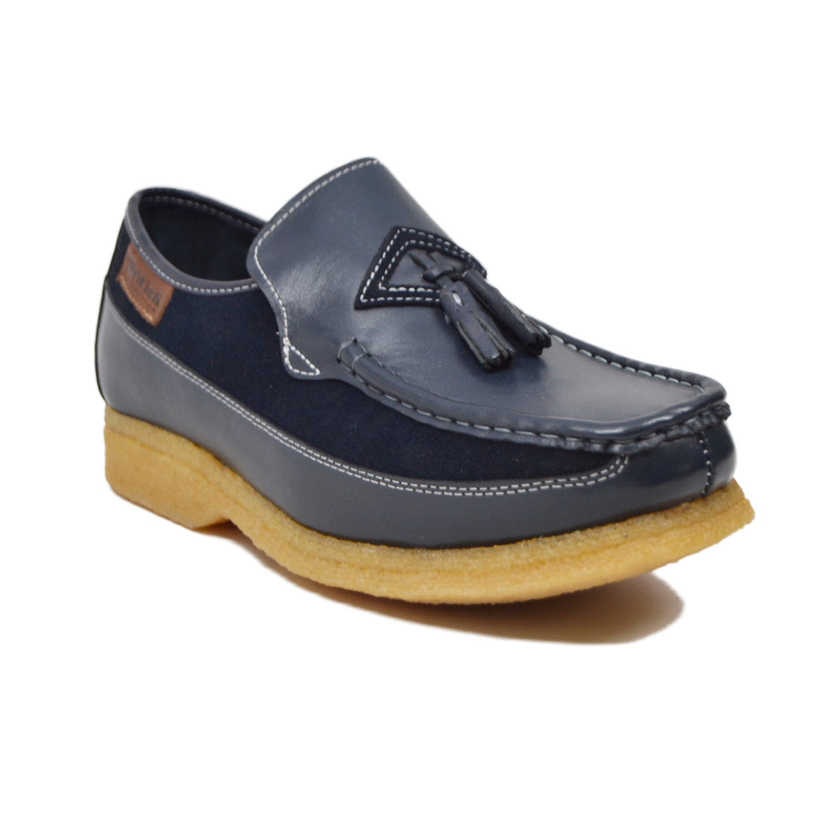 British Walkers Brooklyn I Leather & Suede Slip-On Shoe With Tassel Detailing — product view 30