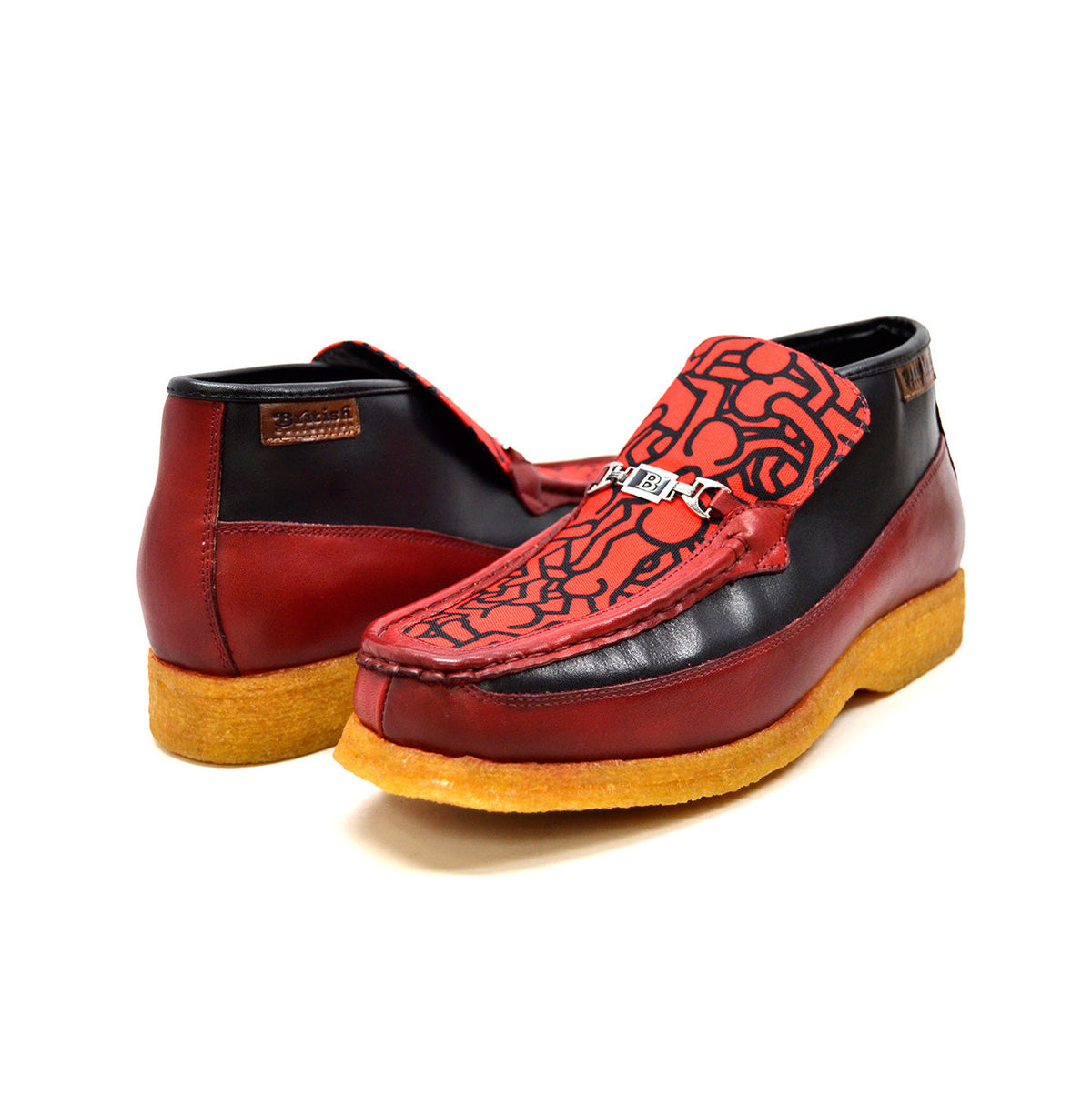British Walkers Freedom Leather & Fabric Pattern — product view 1