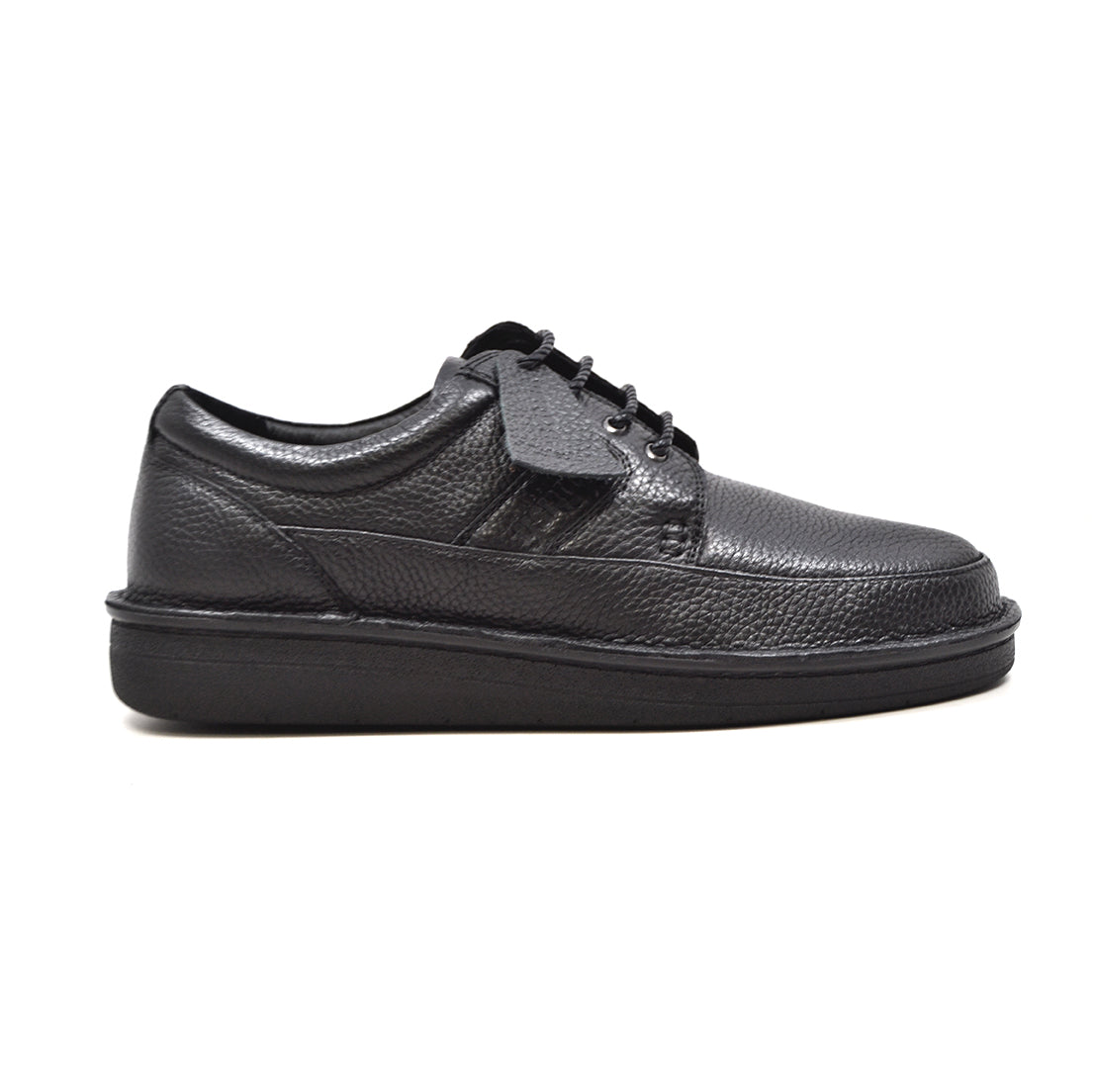 British Walkers Men's Black Leather Retro Oxford Lace Up Shoes view 4