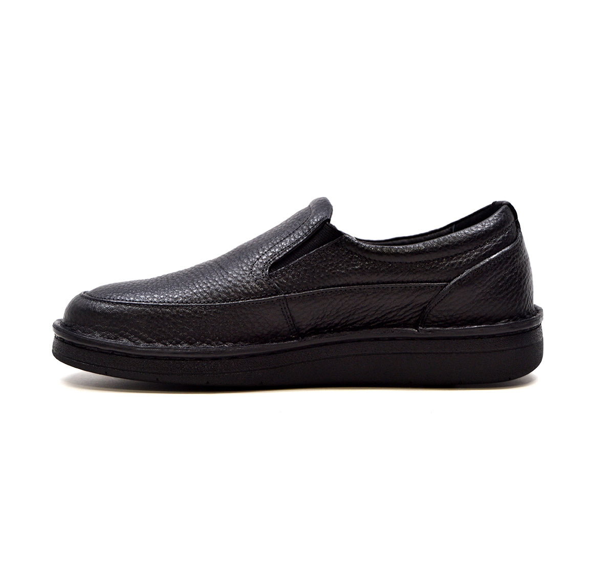 British Walkers Nottingham Men's Black Leather Everyday Slip On Shoes view 15