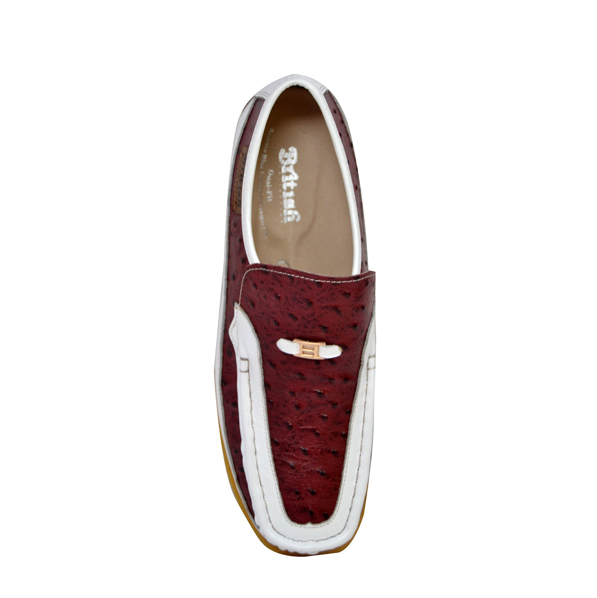 British Walkers Harlem Ostrich Leather - Stylish And Comfortable Slip On Shoes — product view 12