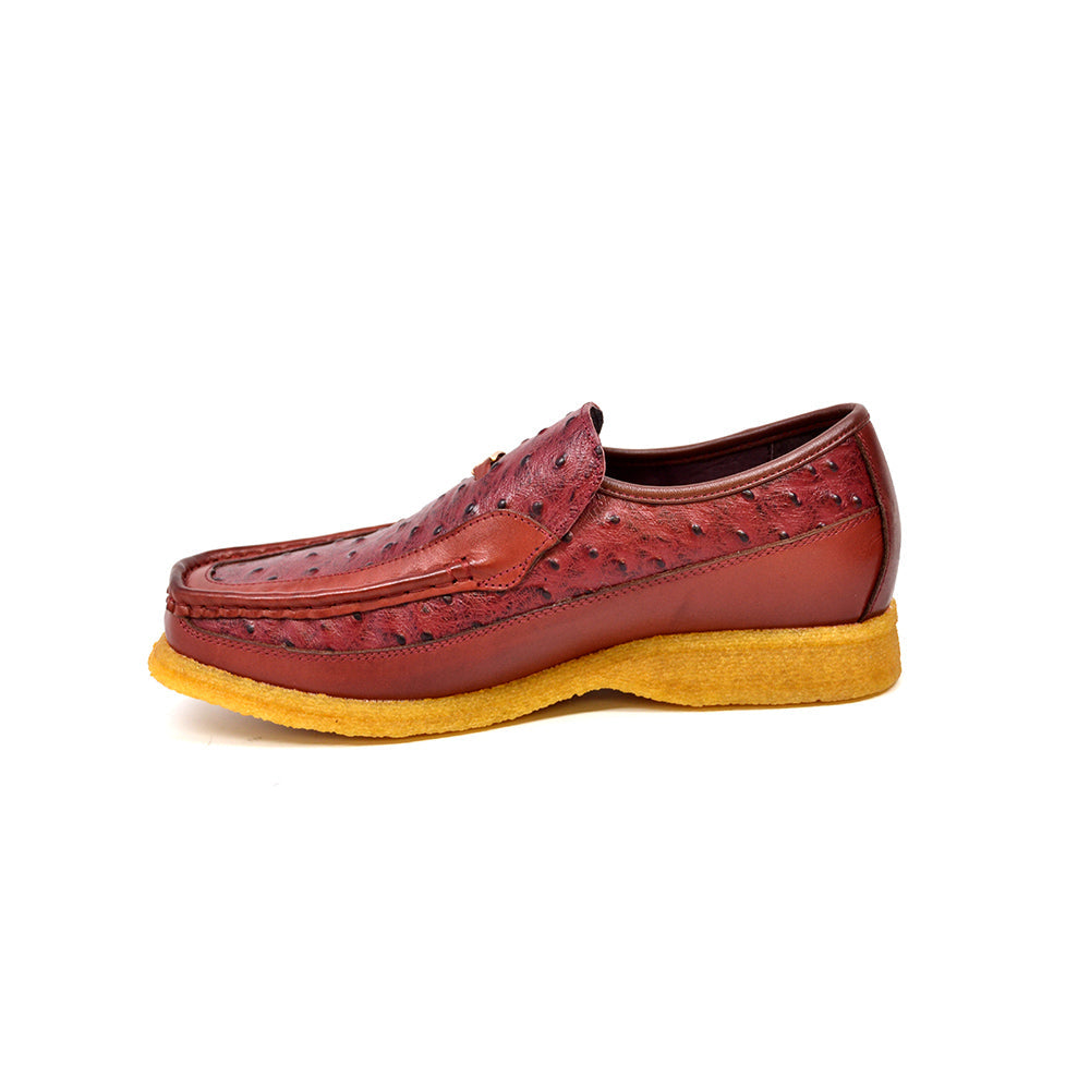 British Walkers Harlem Ostrich Leather - Stylish And Comfortable Slip On Shoes — product view 17