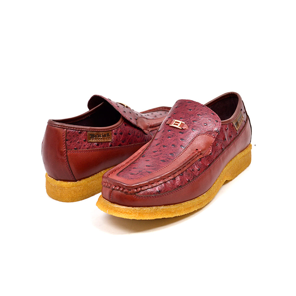 British Walkers Harlem Ostrich Leather - Stylish And Comfortable Slip On Shoes — product view 14