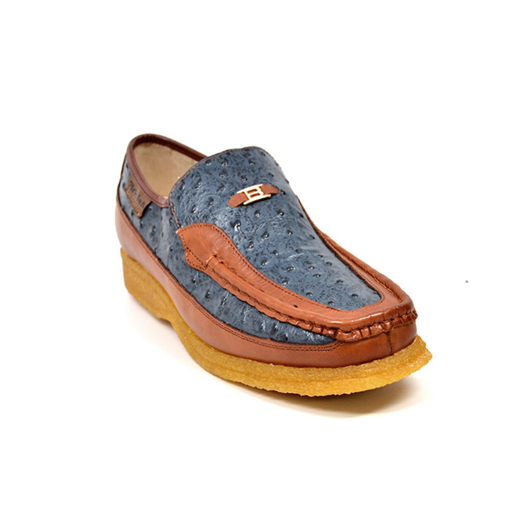 British Walkers Harlem Ostrich Leather - Stylish And Comfortable Slip On Shoes — product view 21