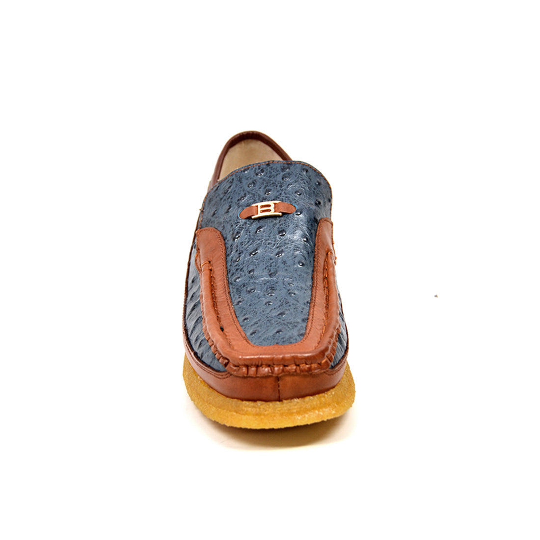 British Walkers Harlem Ostrich Leather - Stylish And Comfortable Slip On Shoes — product view 22