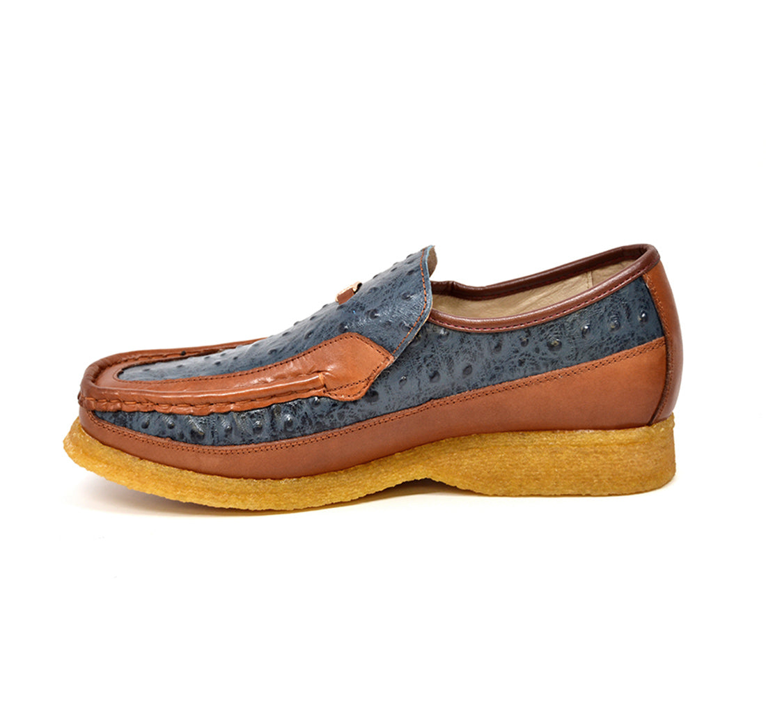 British Walkers Harlem Ostrich Leather - Stylish And Comfortable Slip On Shoes — product view 23