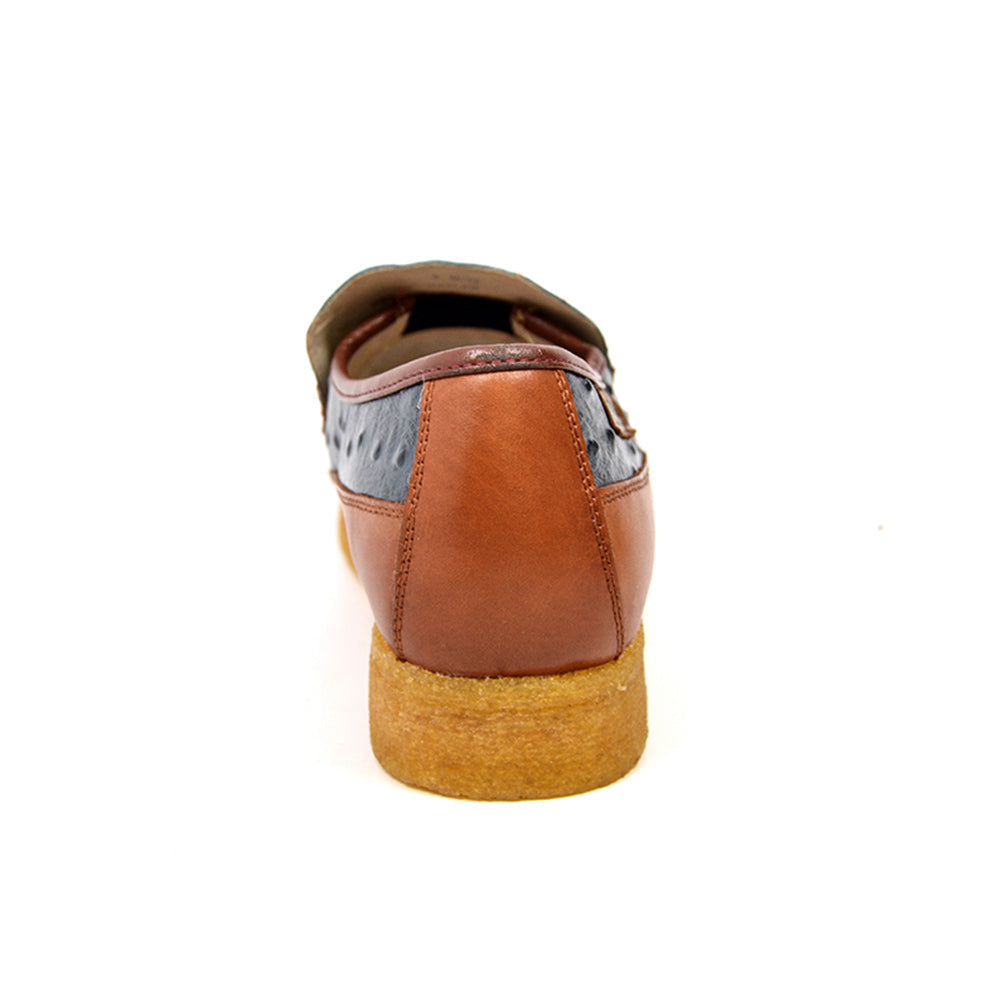 British Walkers Harlem Ostrich Leather - Stylish And Comfortable Slip On Shoes — product view 24