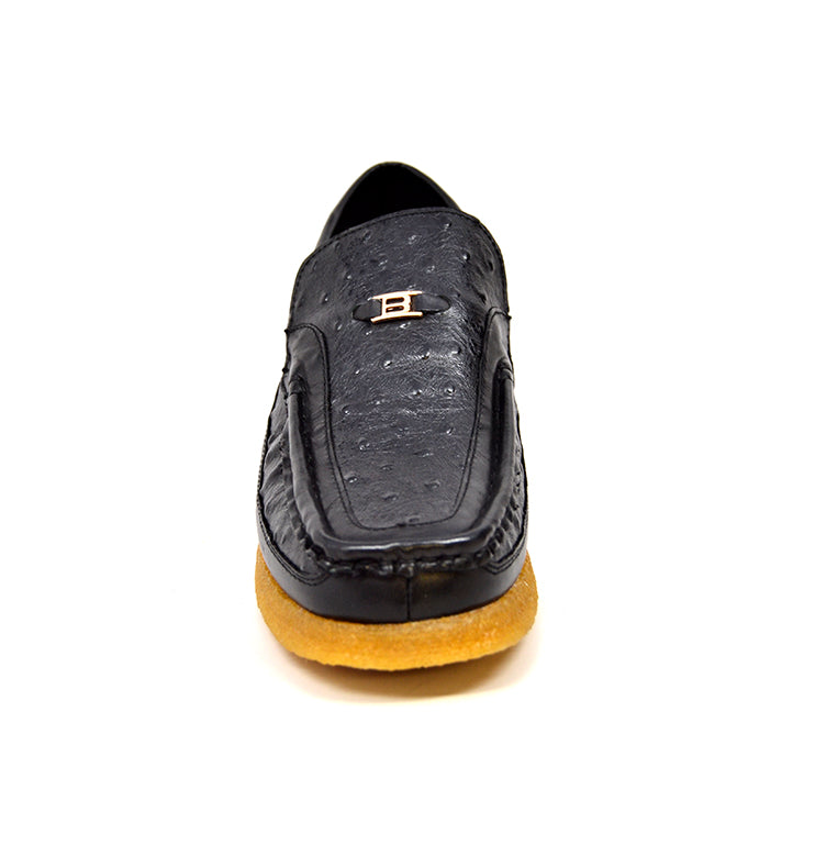 British Walkers Harlem Ostrich Leather - Stylish And Comfortable Slip On Shoes — product view 29