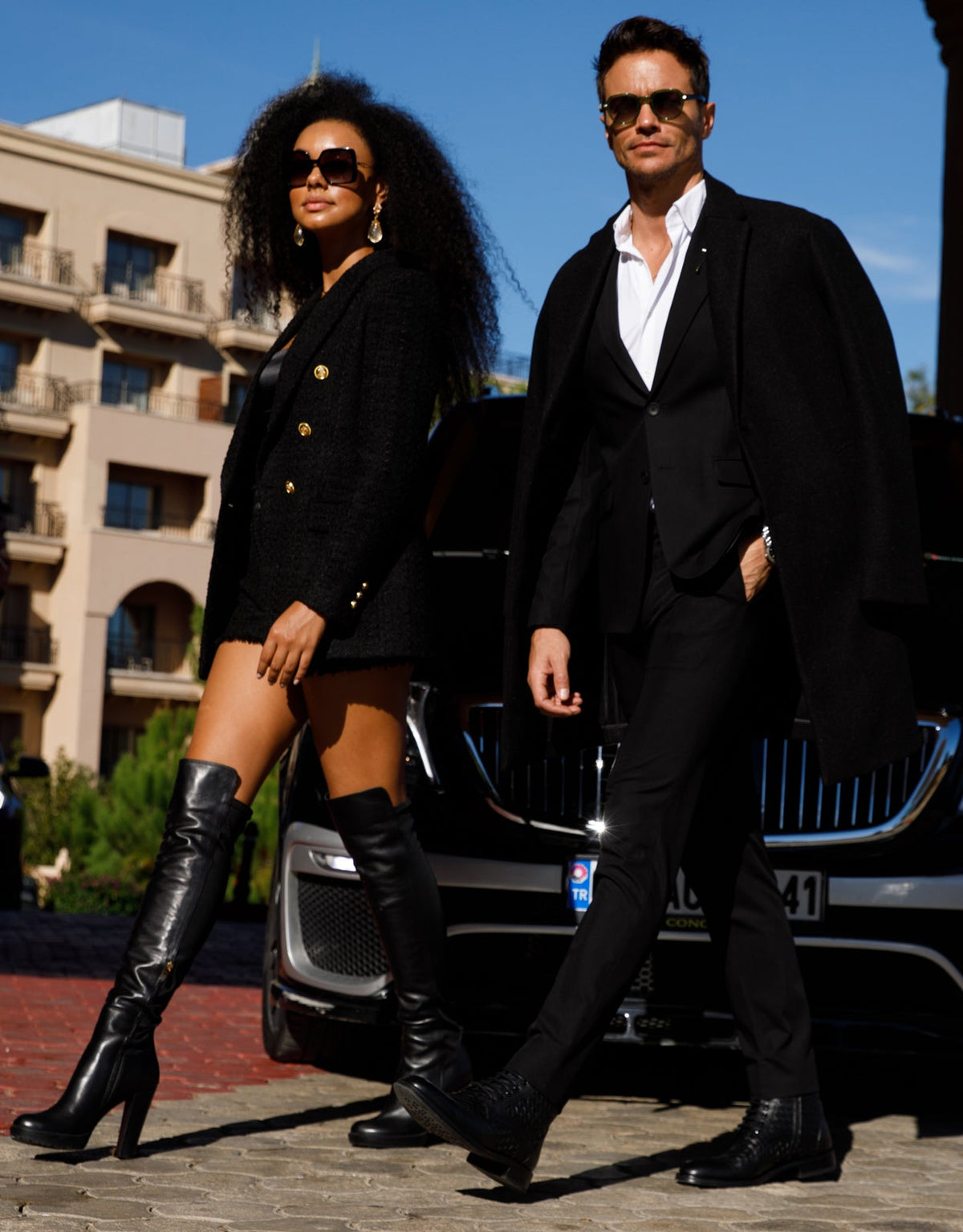 Vinci Leather The Sao Paulo Black Leather Knee High Platform Heel Women Boot – product view 39