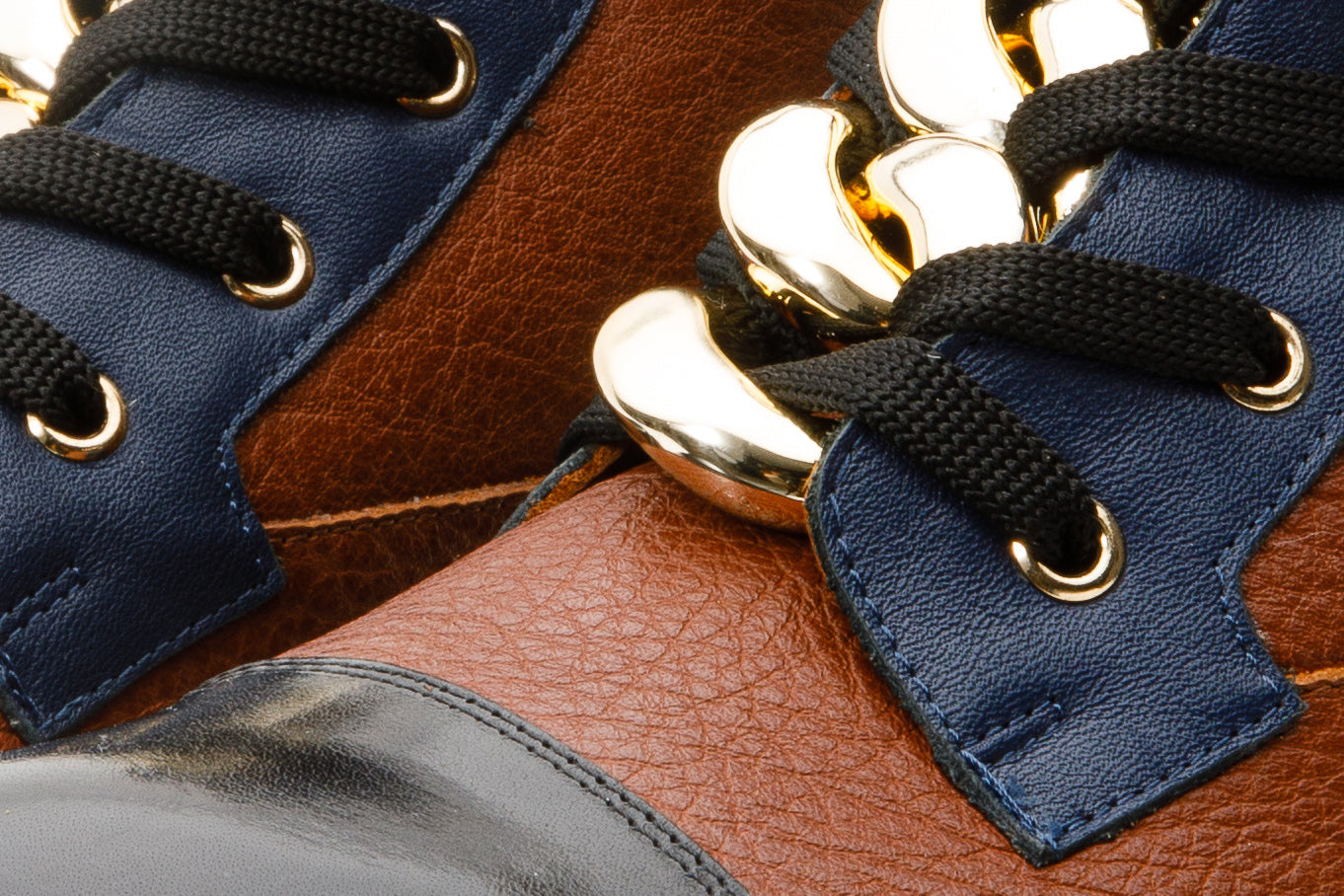 The Belgrad Brown Leather Lace-Up Ankle Women Boot With a Side Zipper Final Sale!