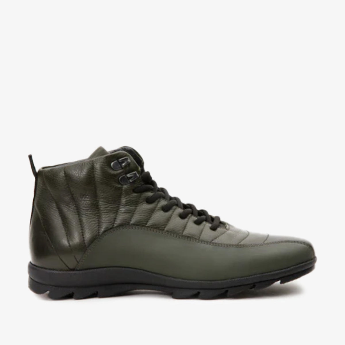 Vinci Leather The Merter Green Leather Casual Lace-Up Men Boot Final Sale! – product view 1