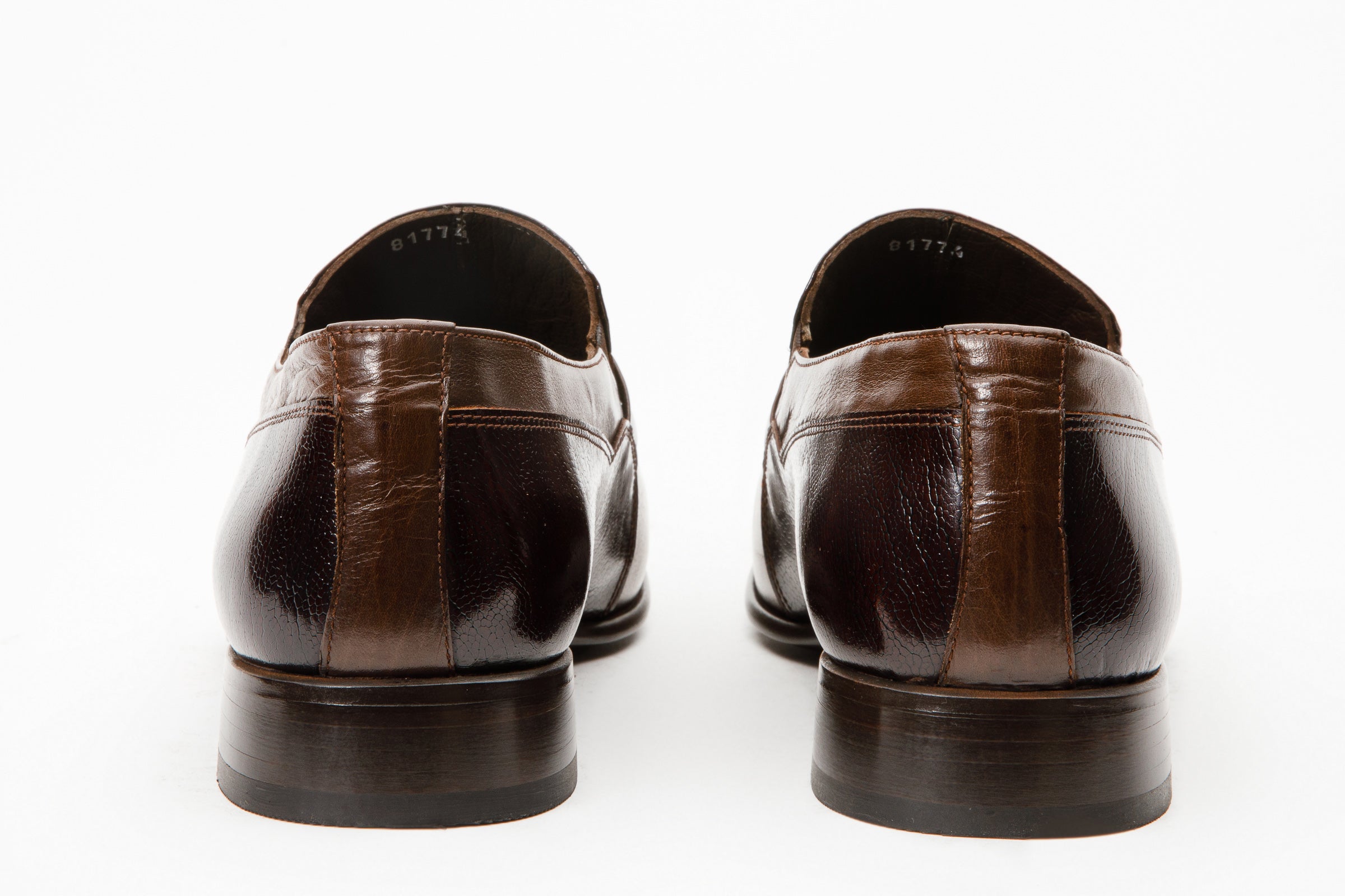 The Kazablanka Brown Leather Bit Loafer Men Shoe